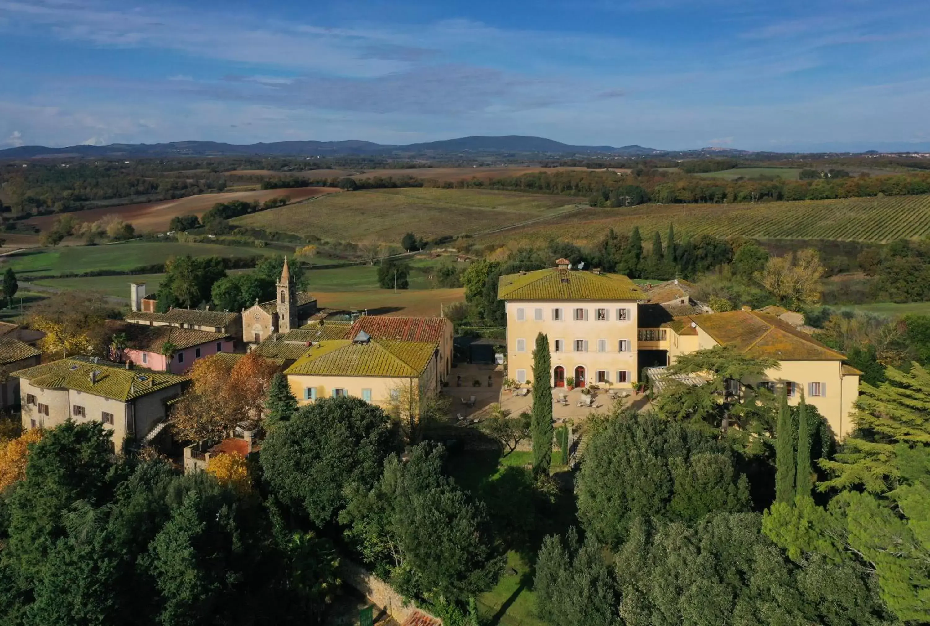 Bird's eye view, Bird's-eye View in Villa Sabolini