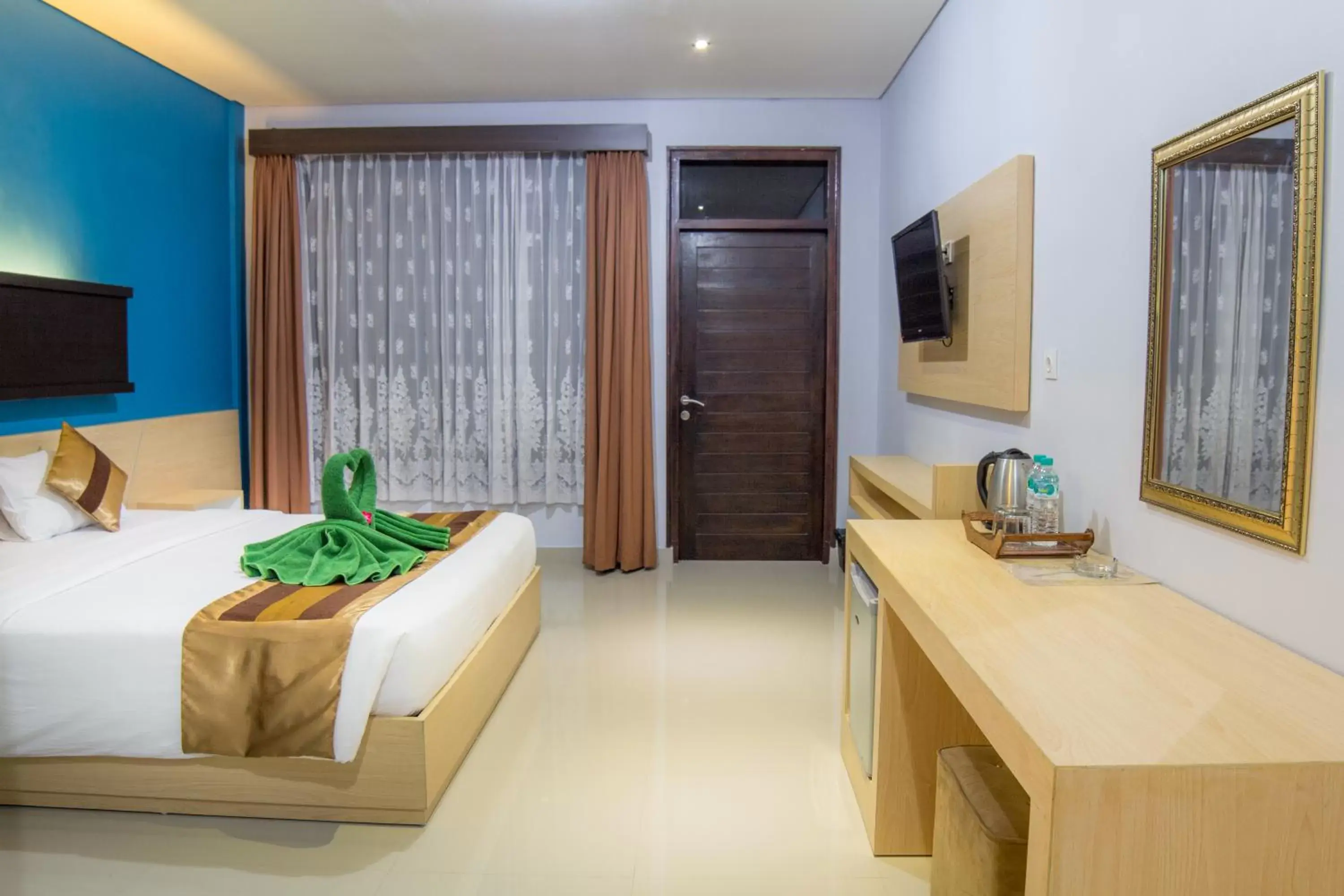 Bedroom in Bakung Beach Resort
