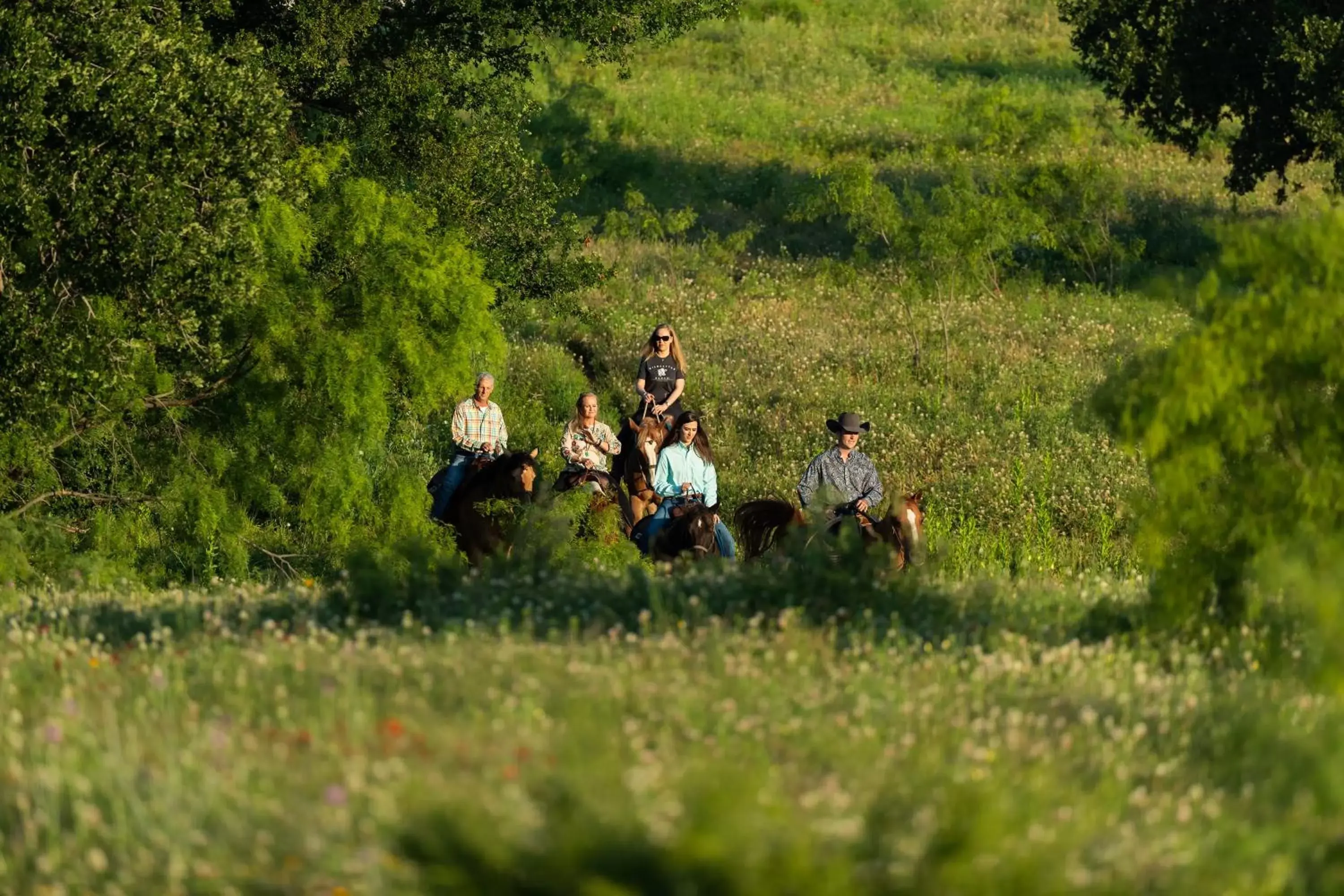 People, Horseback Riding in Wildcatter Ranch and Resort