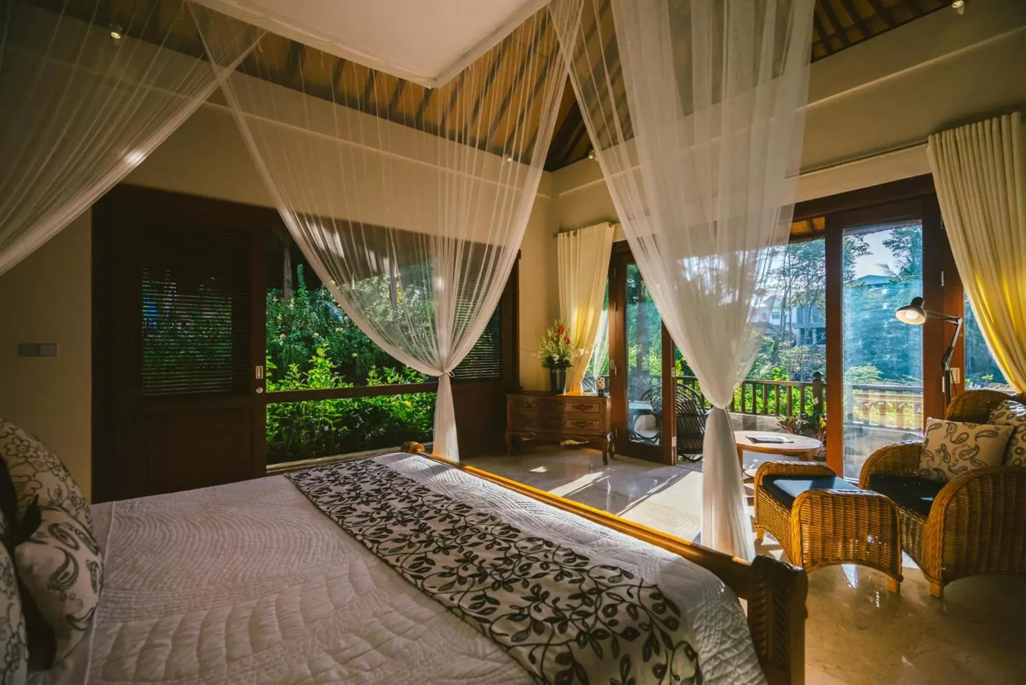 Bedroom in Kano Sari Ubud Villas