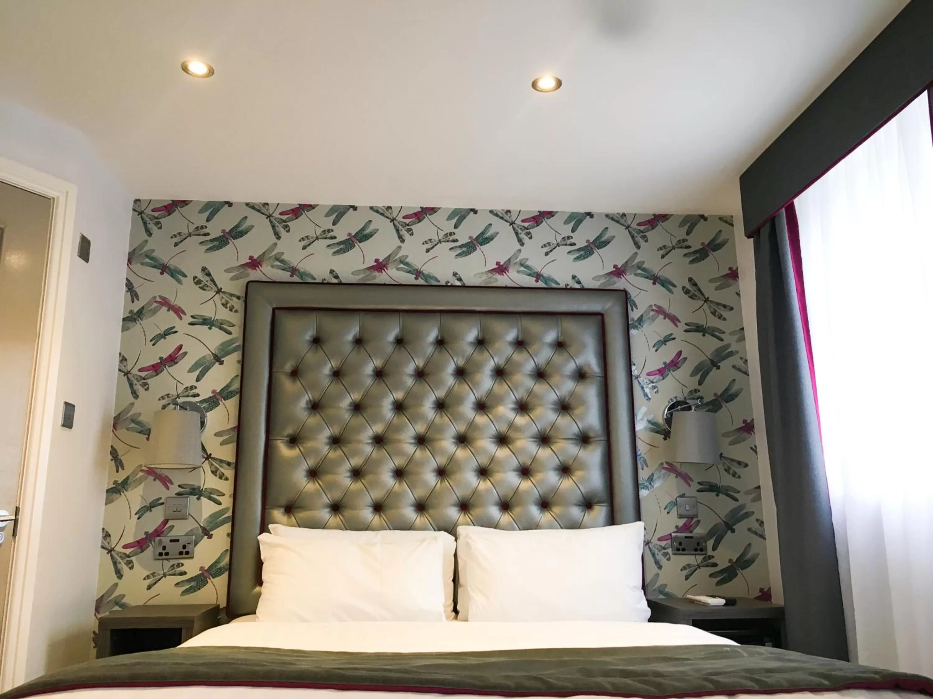 Bed in The Eaton Townhouse