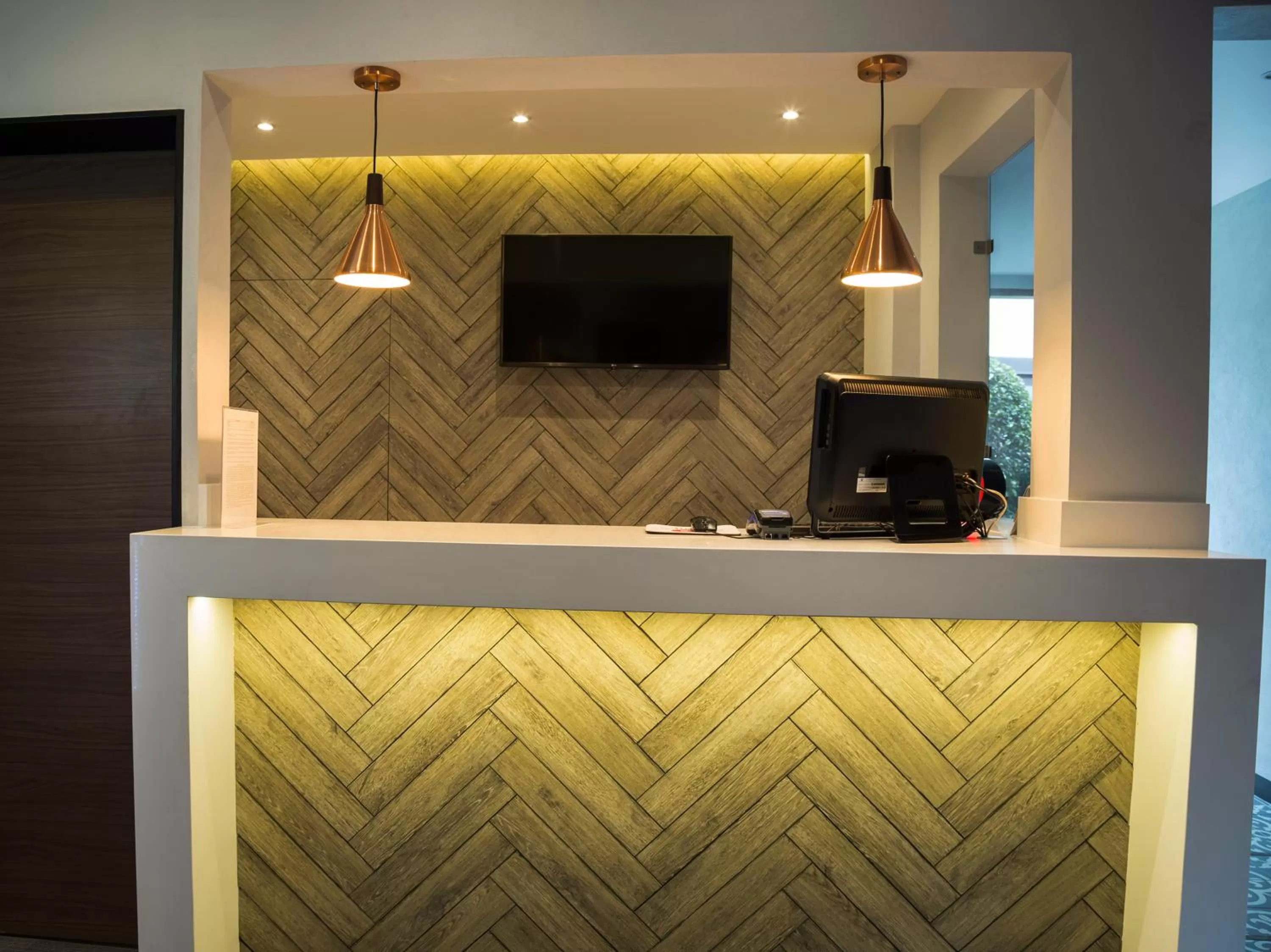 Lobby or reception in Hotel Marti