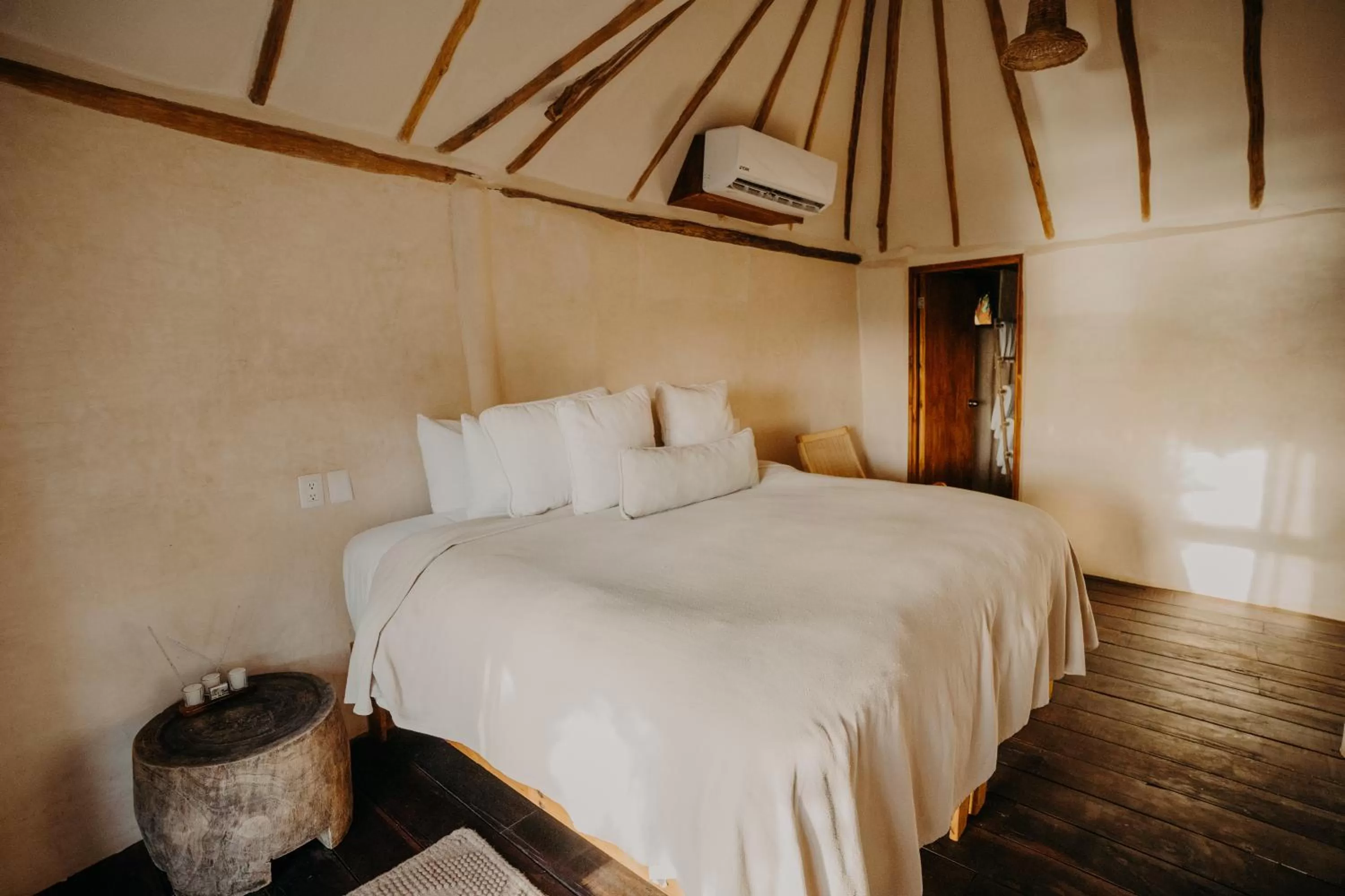 Bed in Papaya Playa Project, Tulum, a Member of Design Hotels