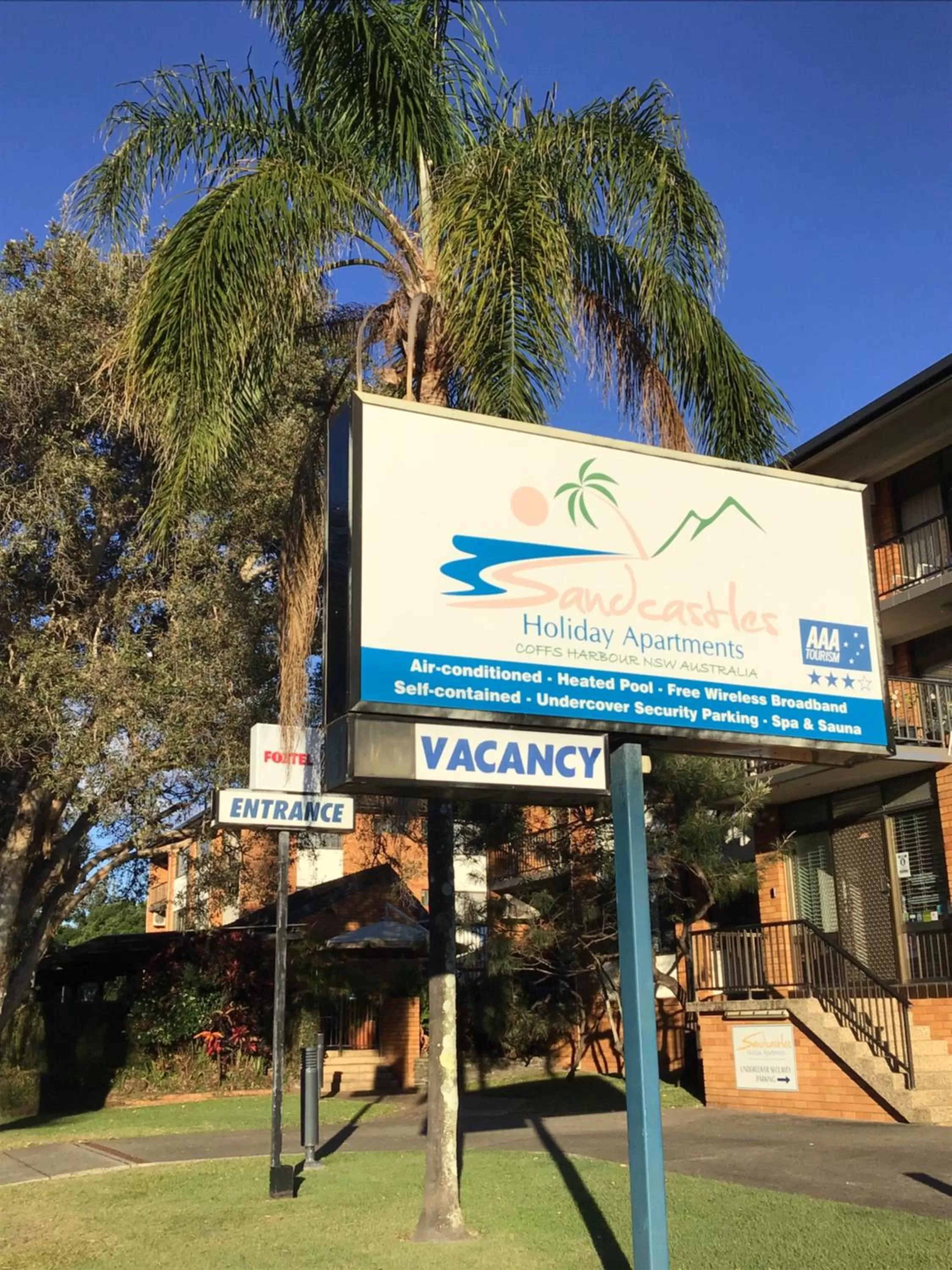 Property logo or sign in Sandcastles Holiday Apartments