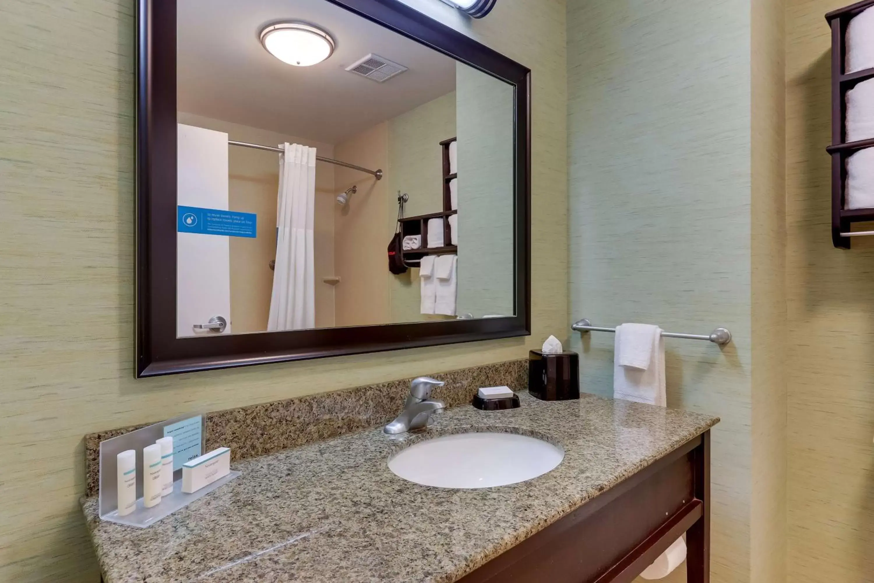 Bathroom in Hampton Inn and Suites Swansboro Near Camp Lejeune