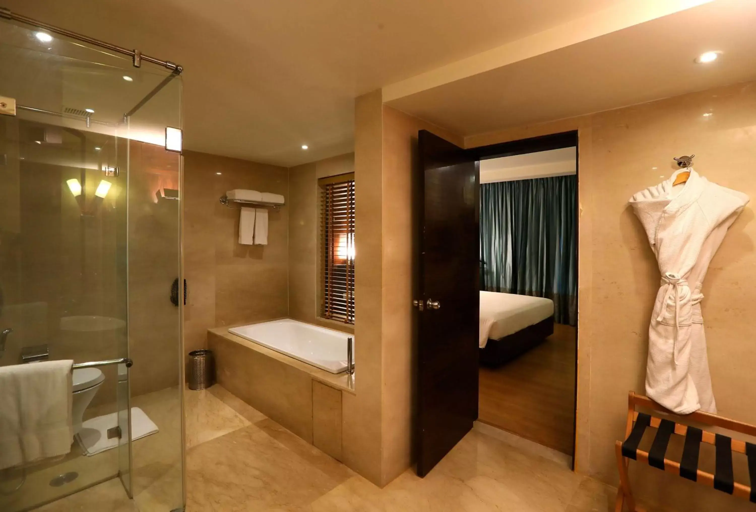 Bathroom in Radisson Blu Hotel Chennai City Centre