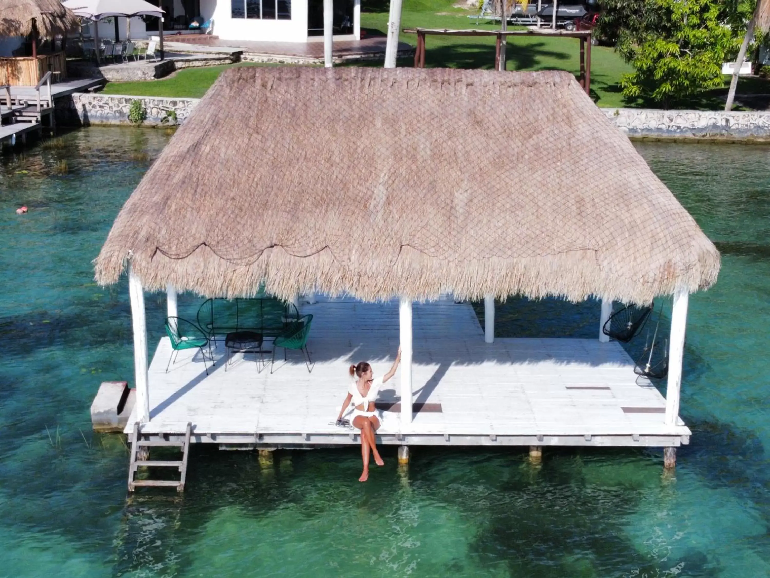 Natural landscape in Royal Palm Bacalar Cabañas & Lagoon Club