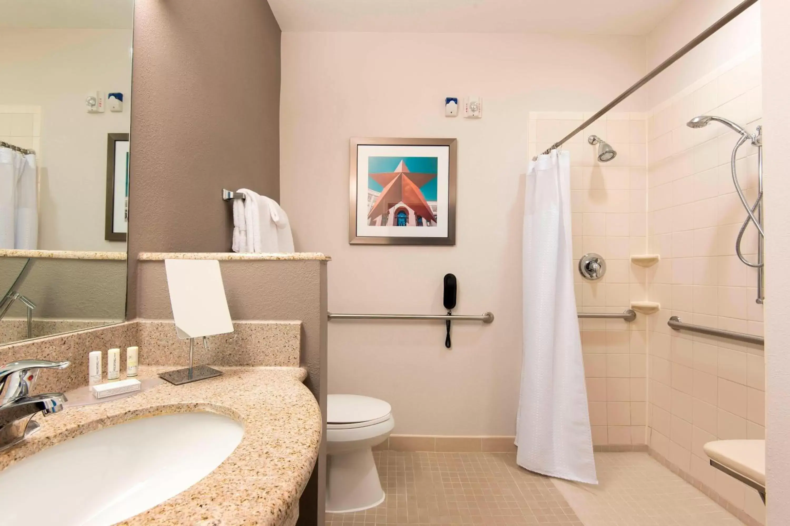 Bathroom in Courtyard by Marriott San Antonio North Stone Oak At Legacy