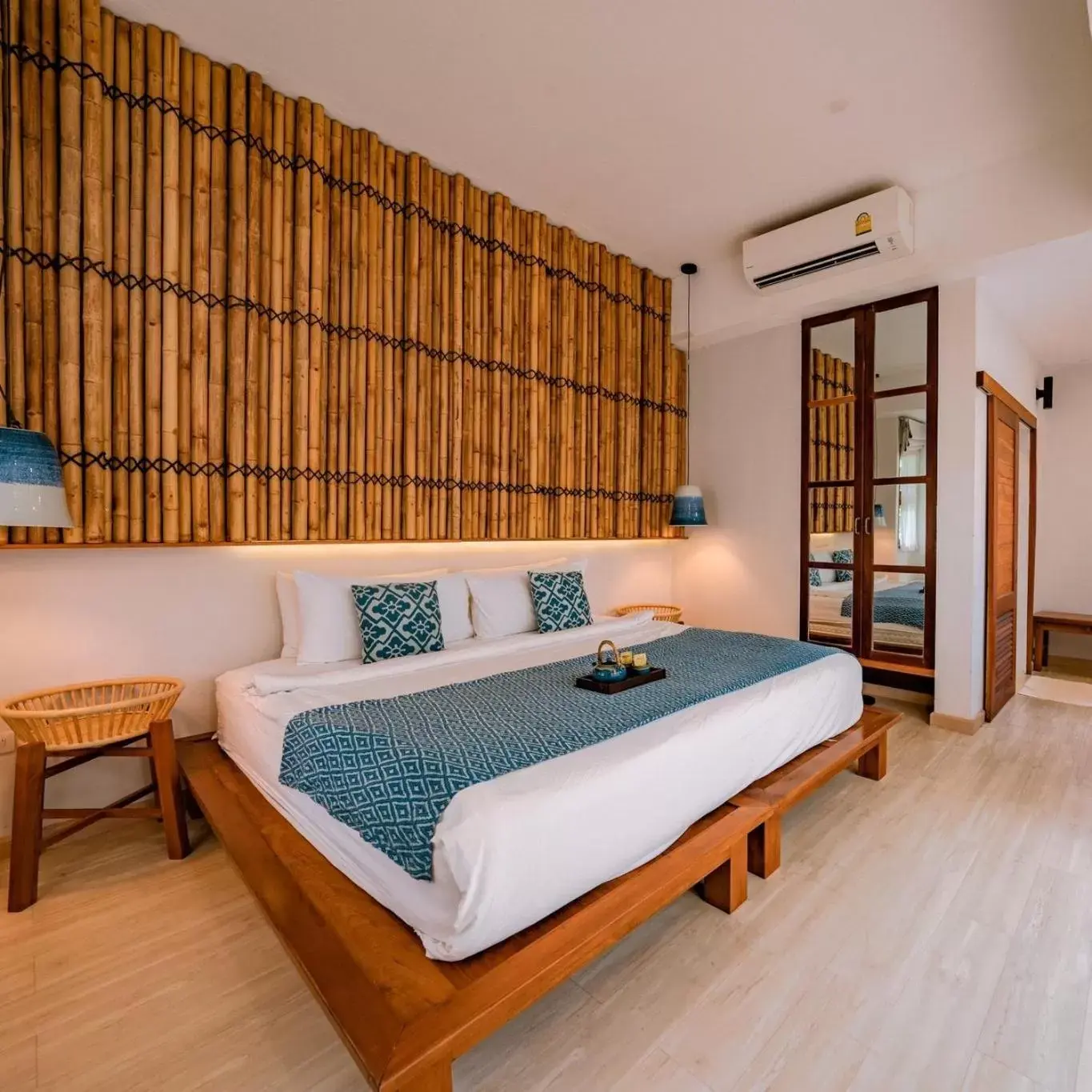 Bed in Rest Sea Resort Koh Kood