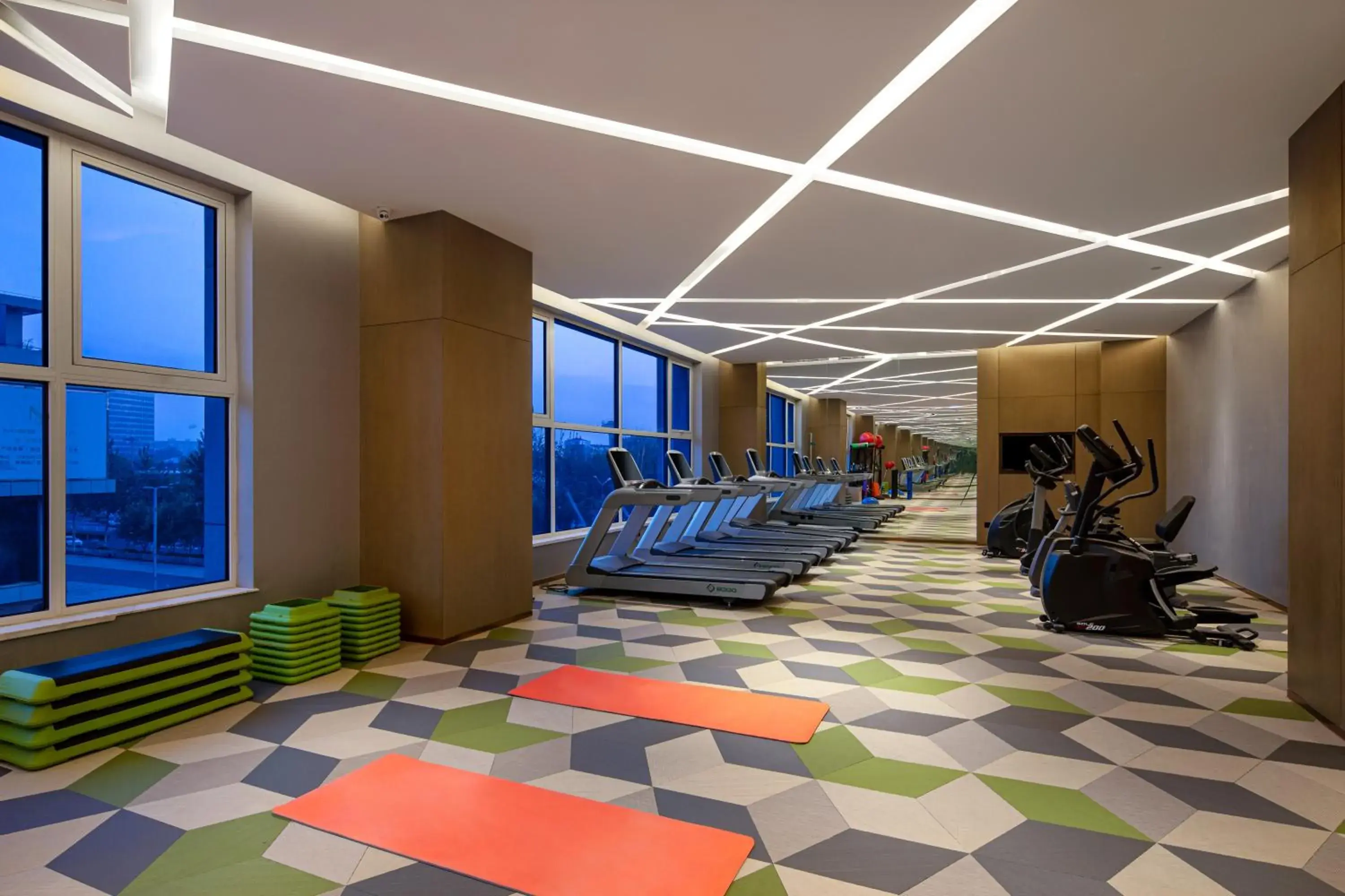 Fitness centre/facilities, Fitness Center/Facilities in Holiday Inn Express Langfang New Chaoyang, an IHG Hotel