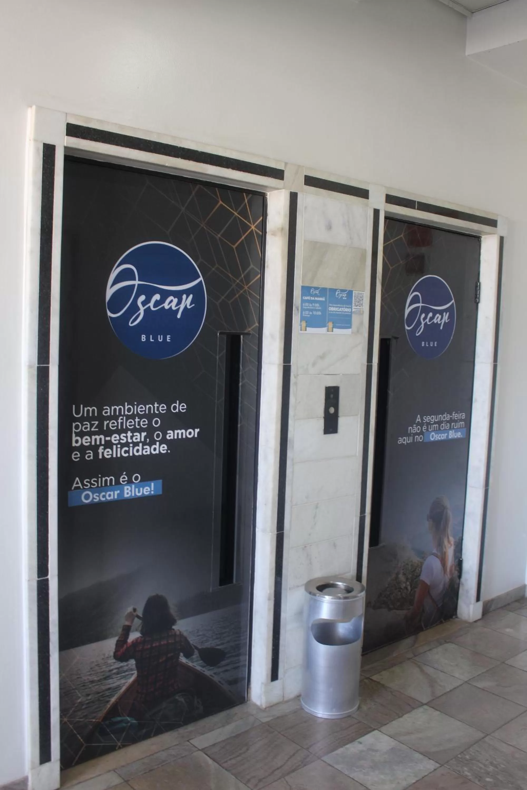 elevator in Hotel Oscar Blue Montes Claros