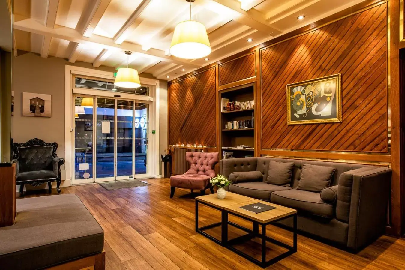 Lobby or reception in Hotel Des Dunes Lobby or reception in Hotel Des Dunes