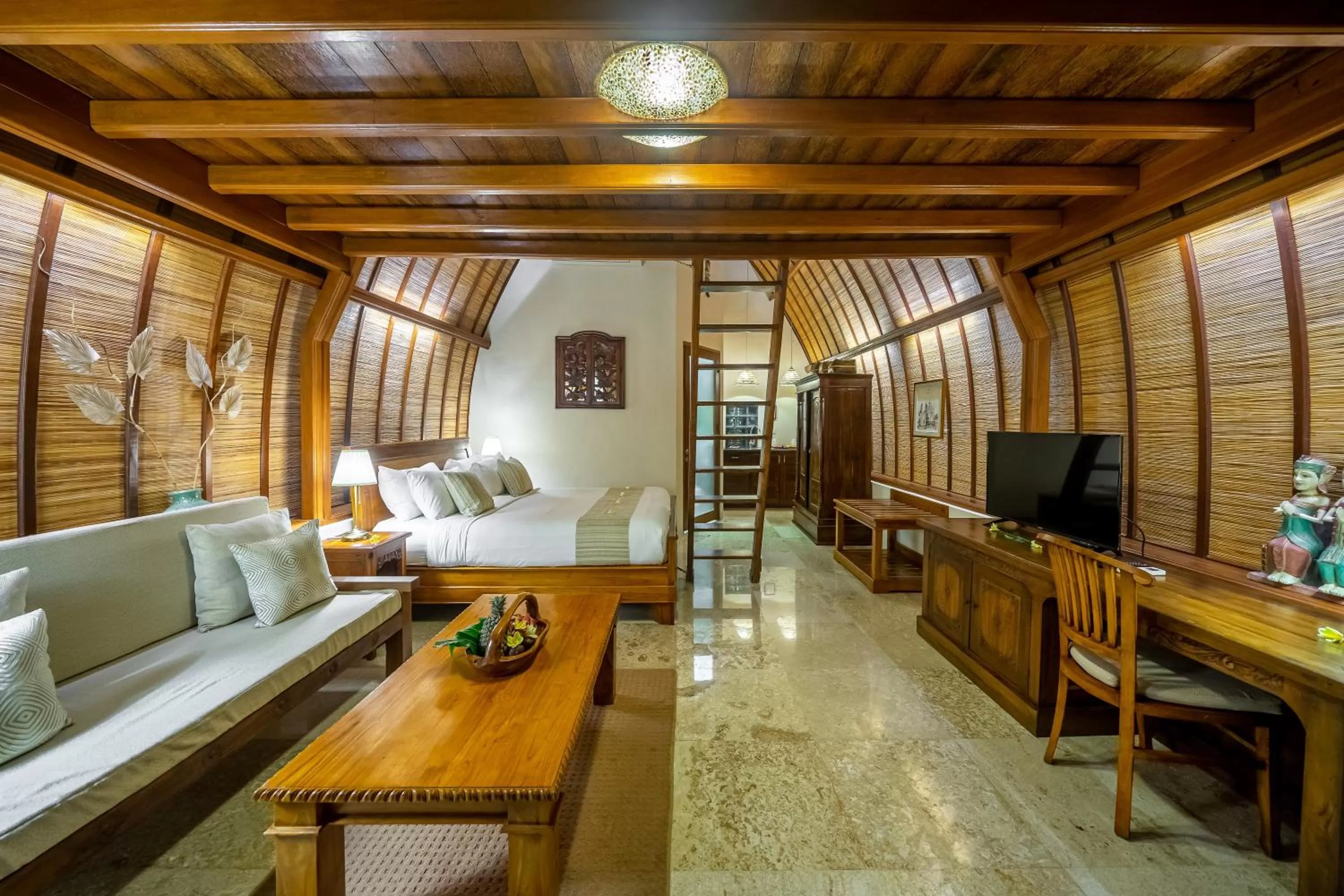 Bed in Klumpu Bali Resort