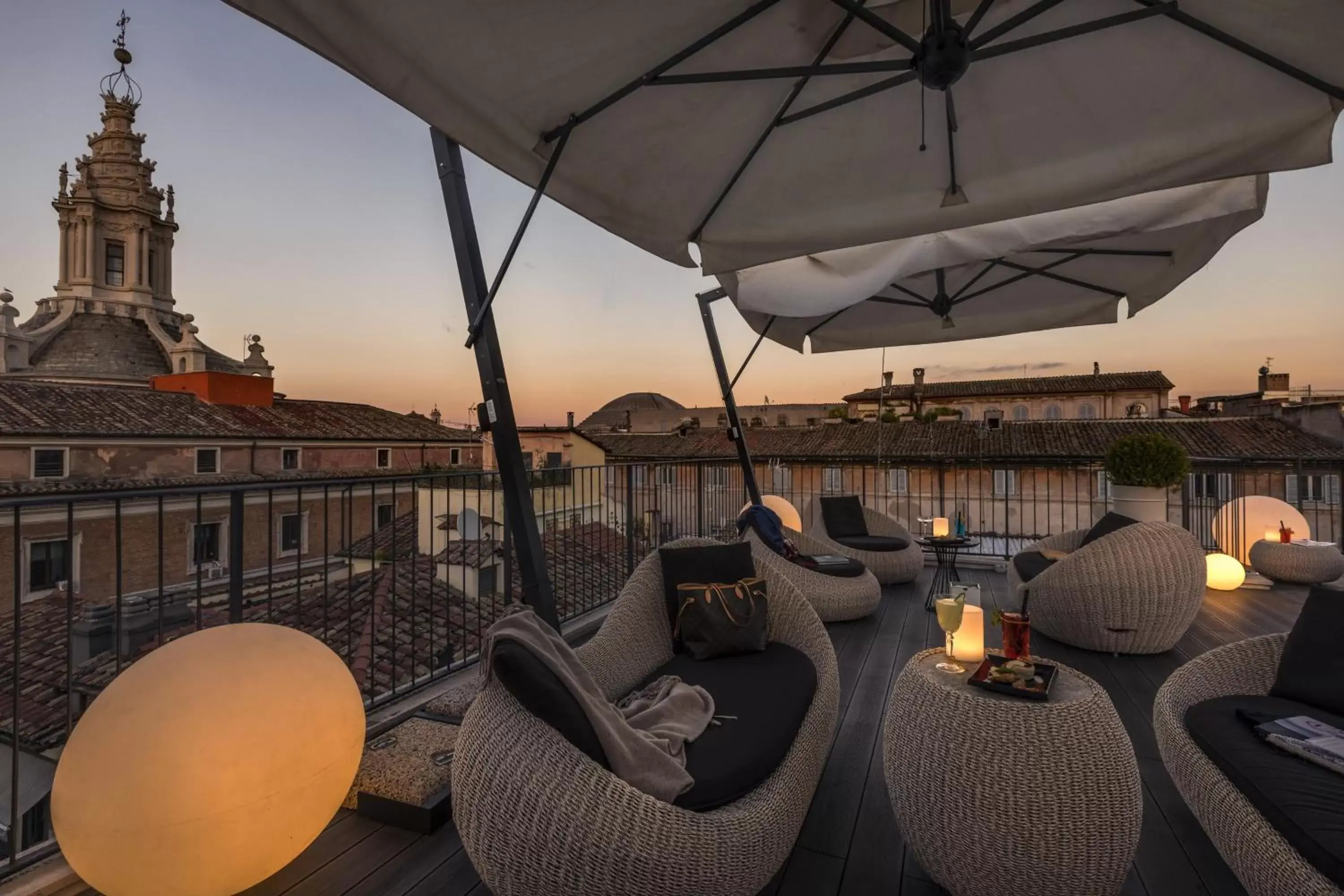 Balcony/Terrace, Sunrise/Sunset in Palazzo Navona Hotel