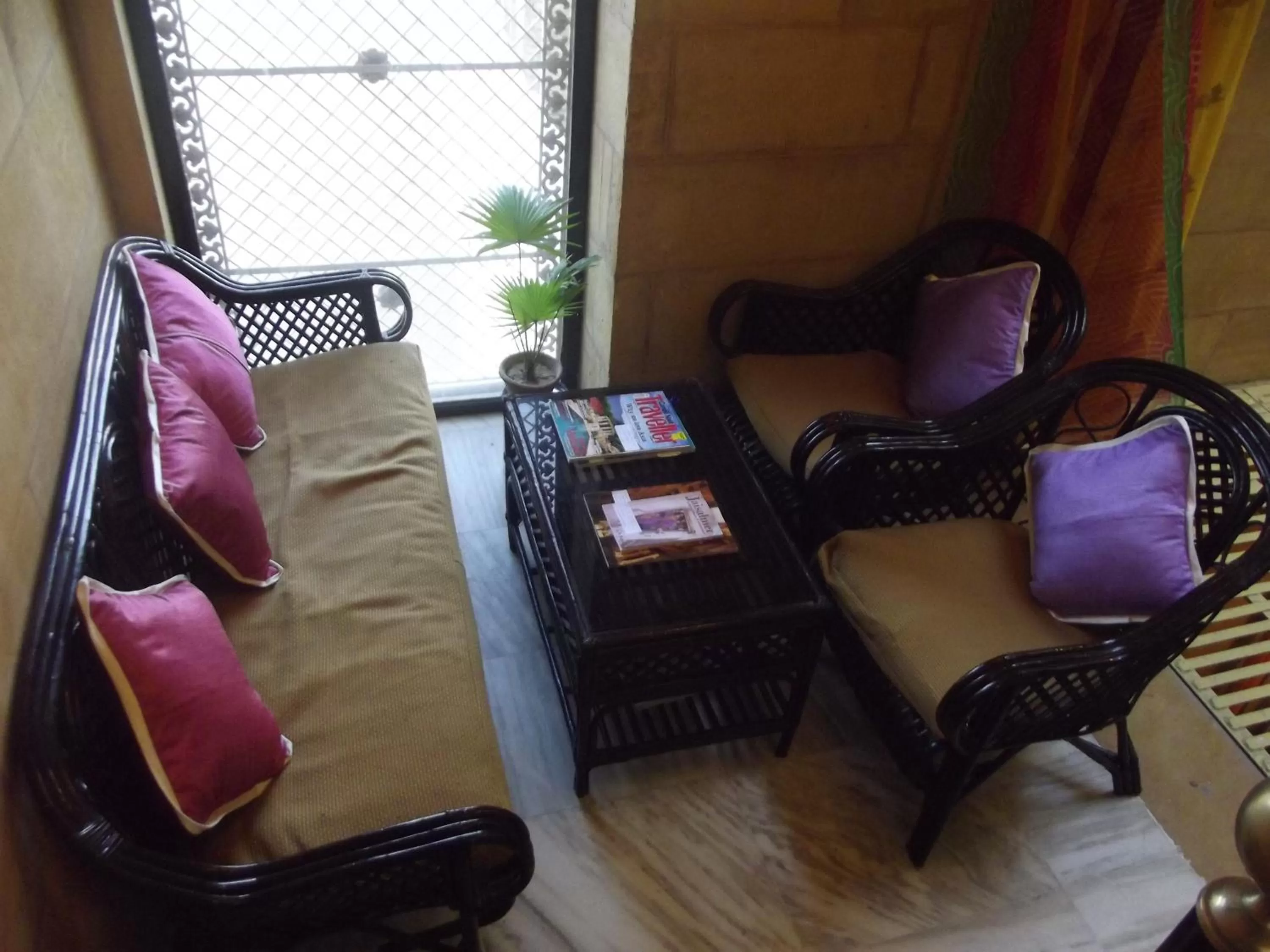 Living room in Hotel Shahi Garh