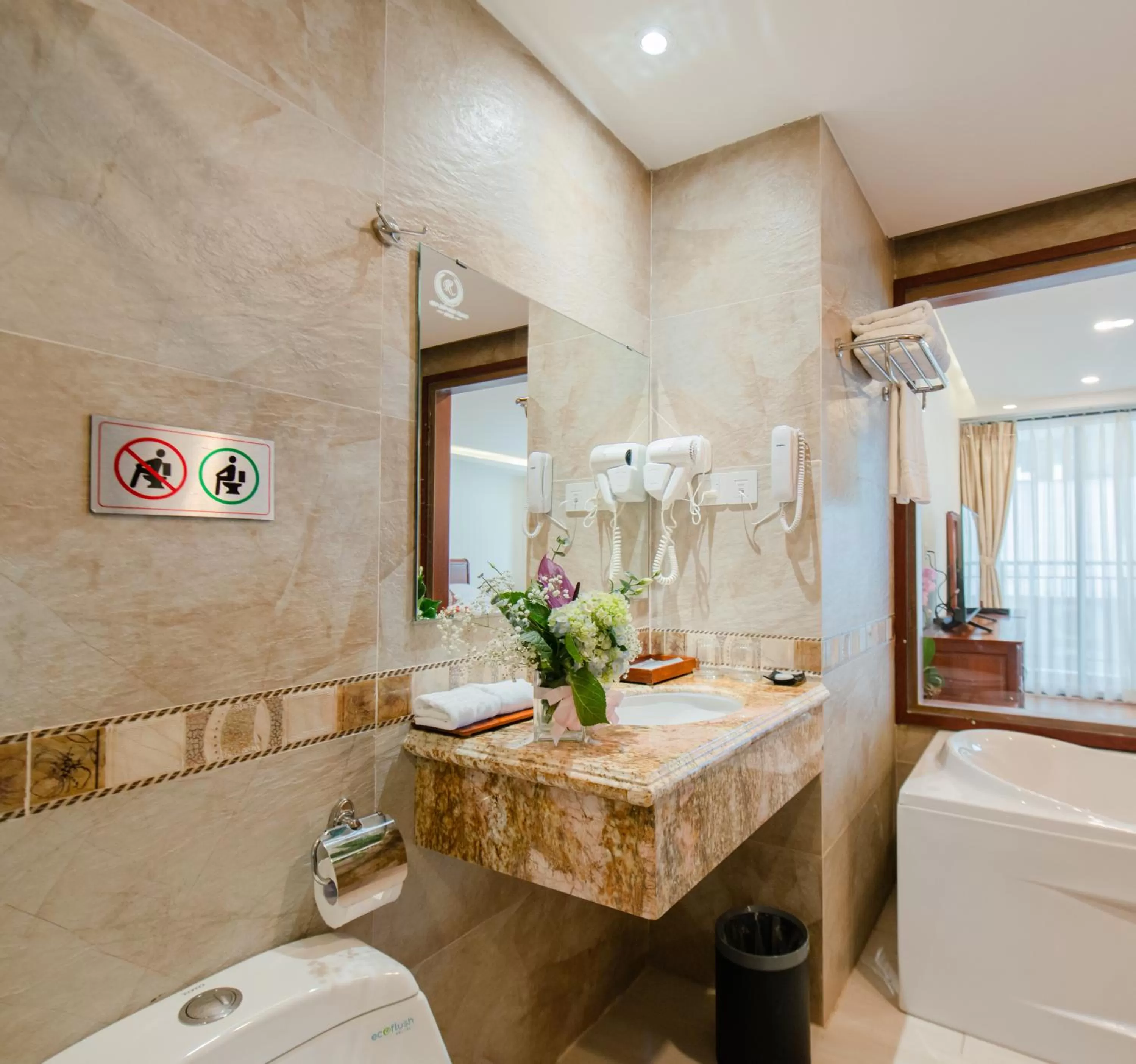 Toilet in Red Sun Nha Trang Hotel