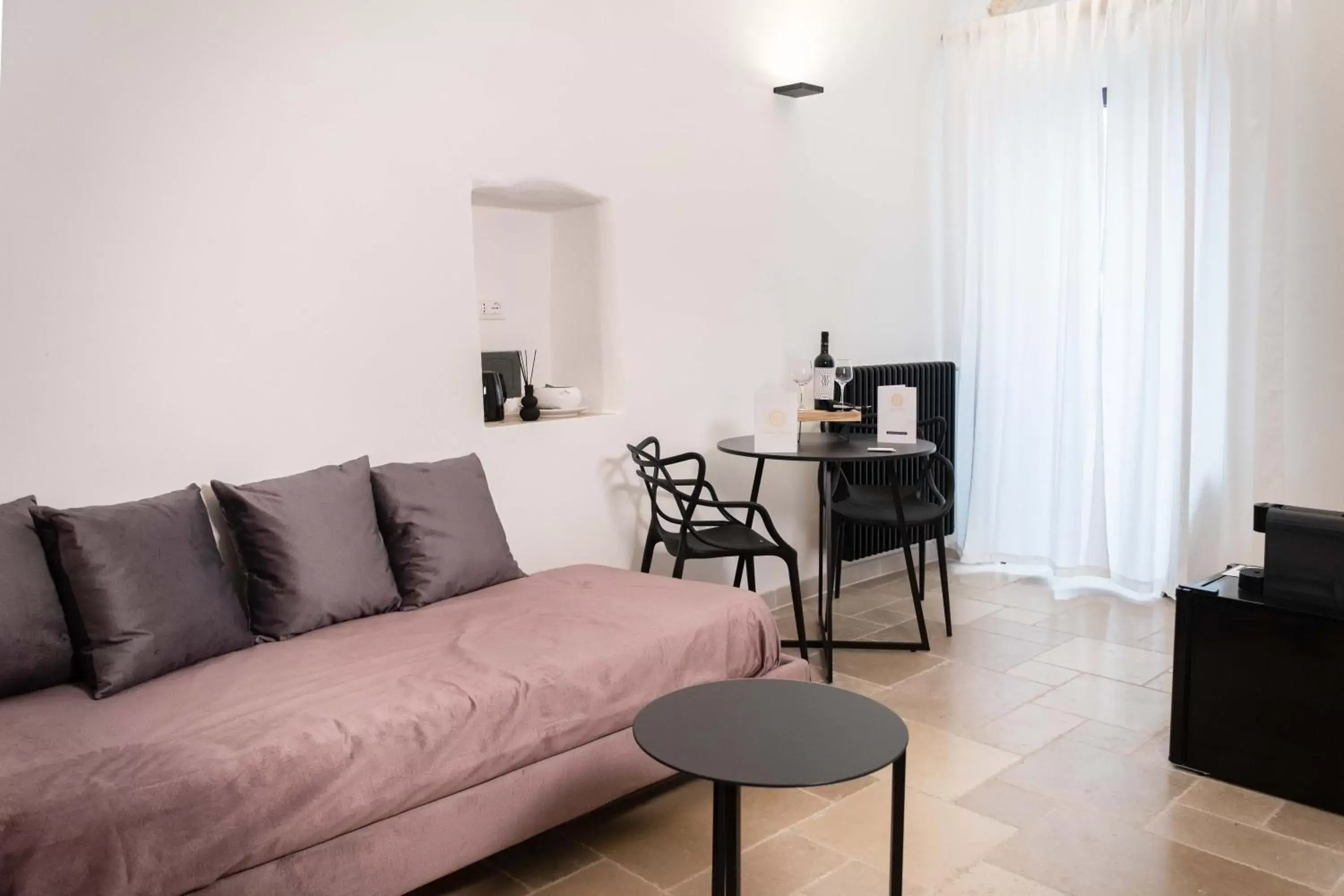 Seating Area in Dama Bianca Boutique Hotel Ostuni