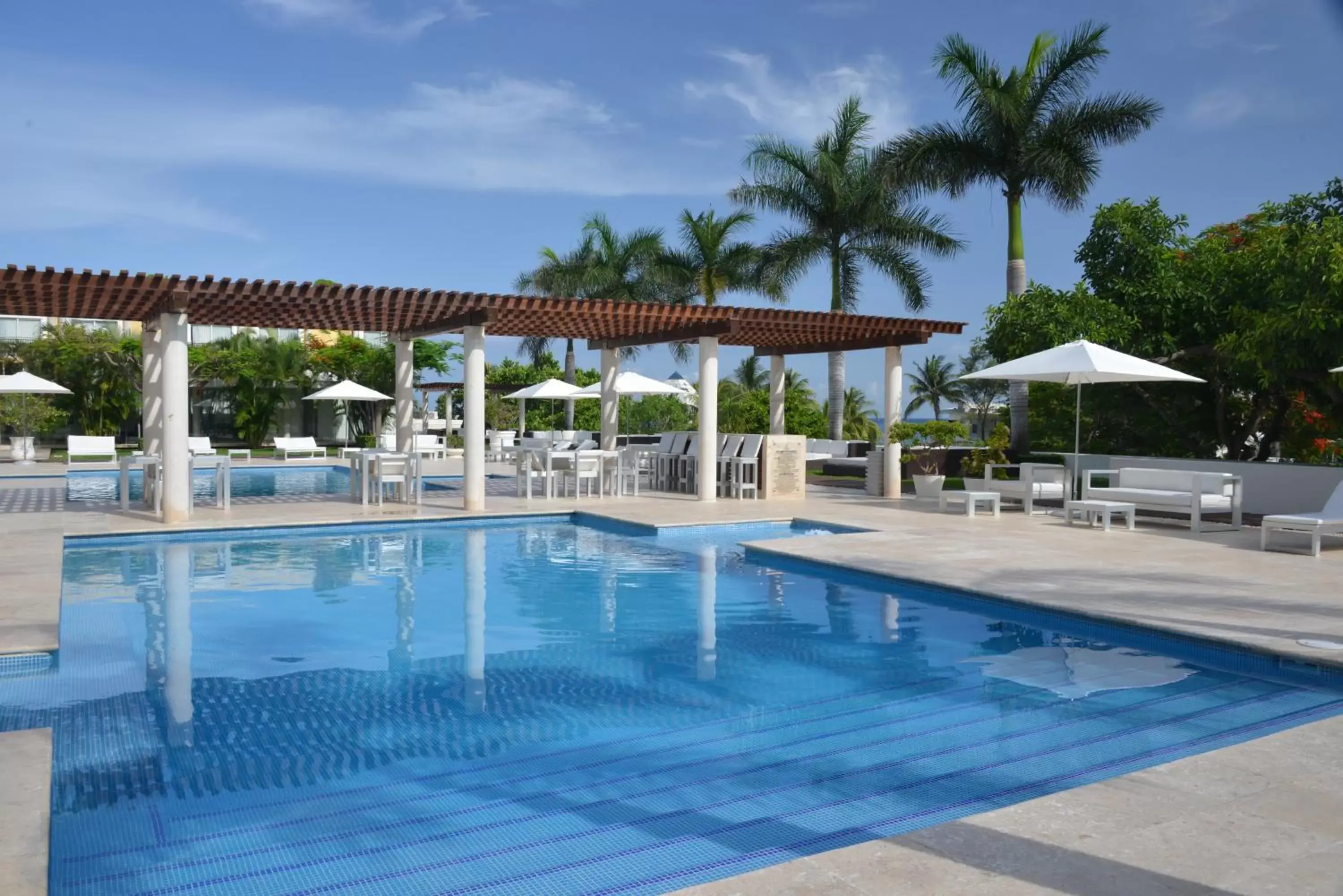 Patio, Swimming Pool in Magia Beachside Condo