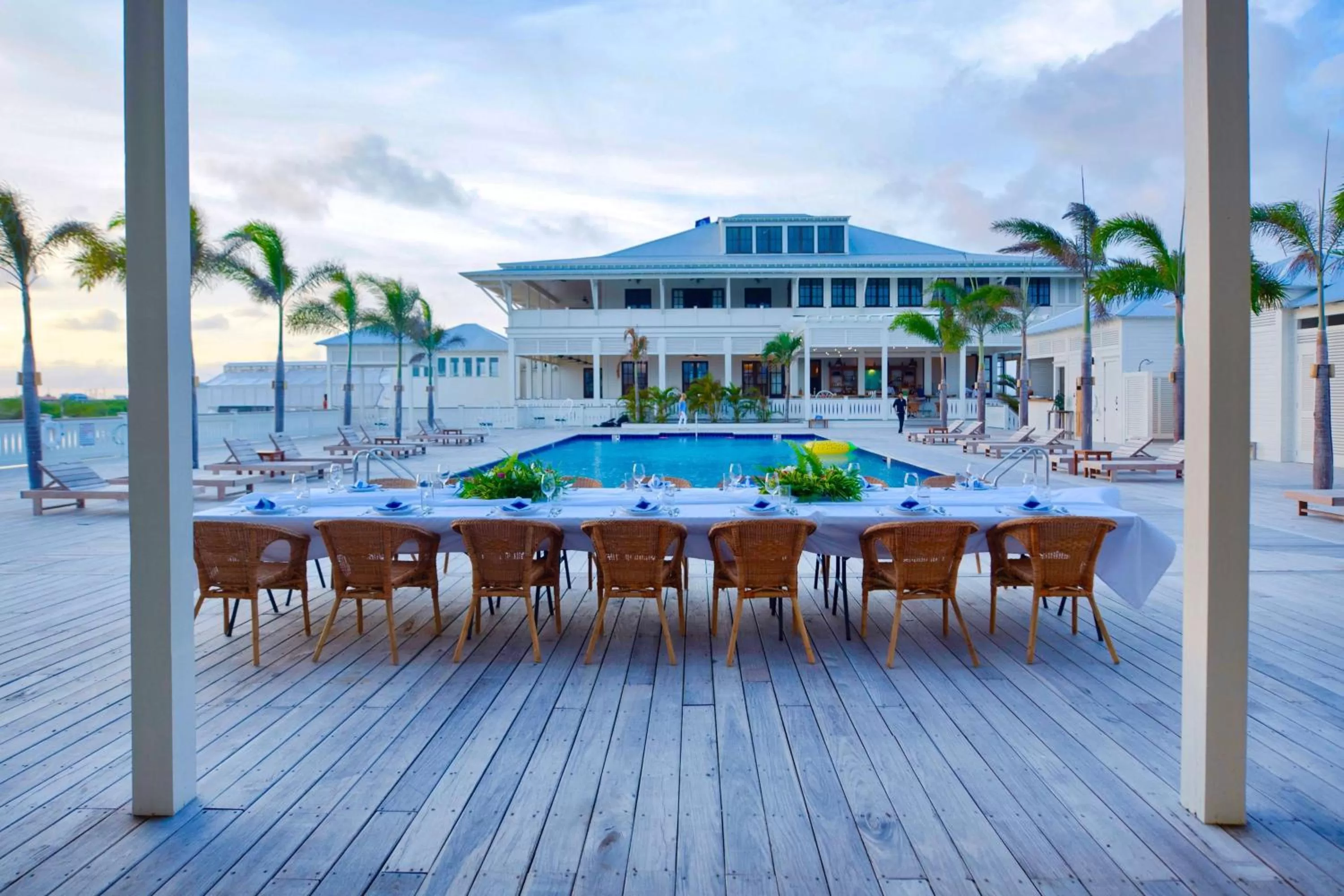 Pool view in Mahogany Bay Resort and Beach Club, Curio Collection
