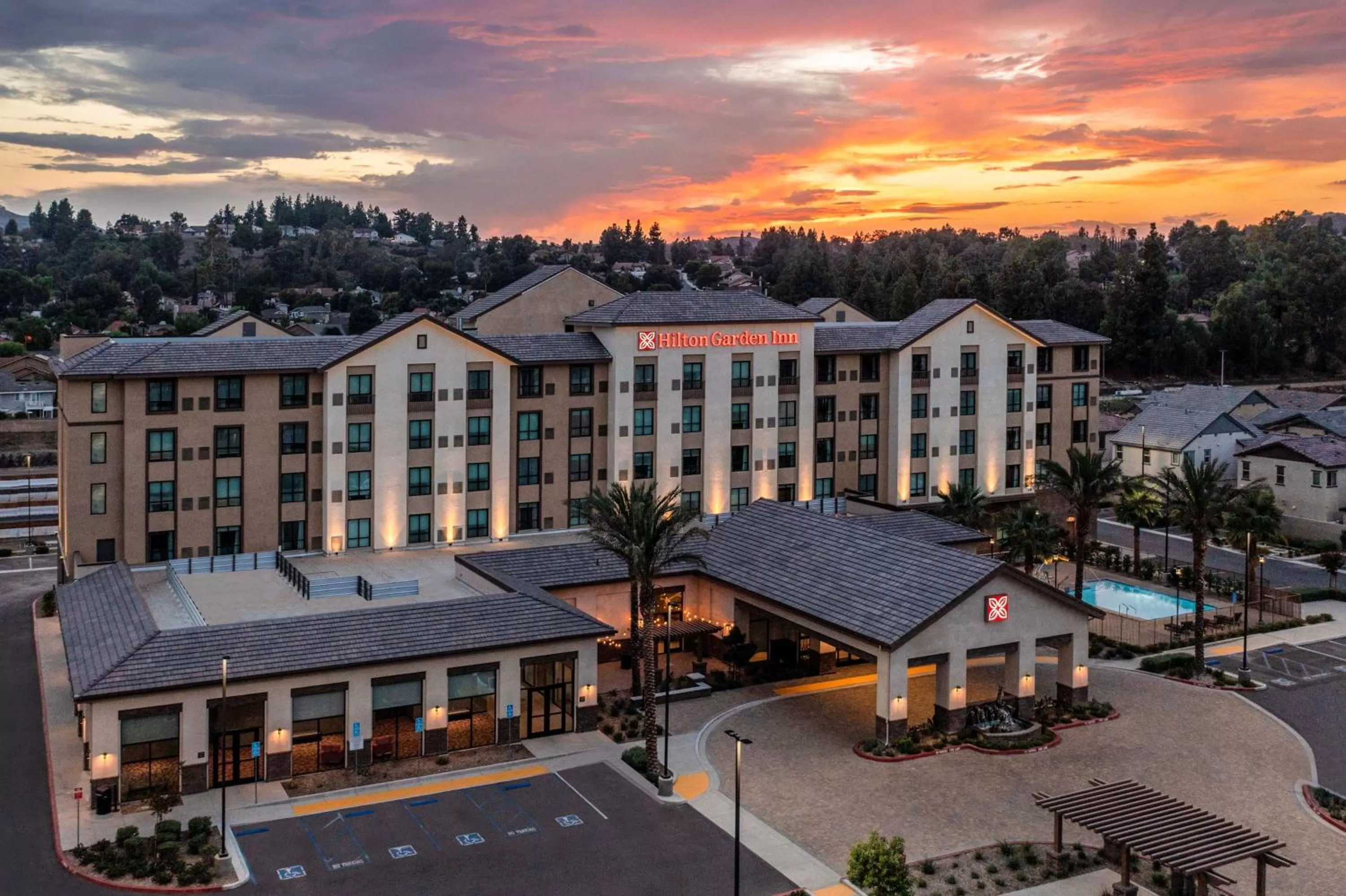 Property building in Hilton Garden Inn Chino Hills Pomona CA