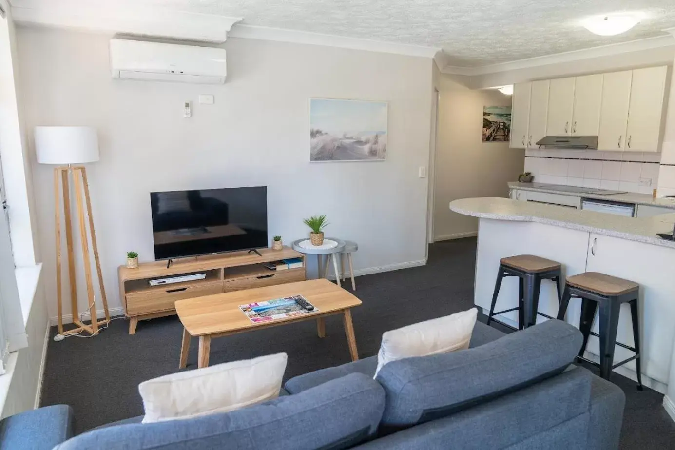 air conditioner, Seating Area in Wharf Boutique Apartments