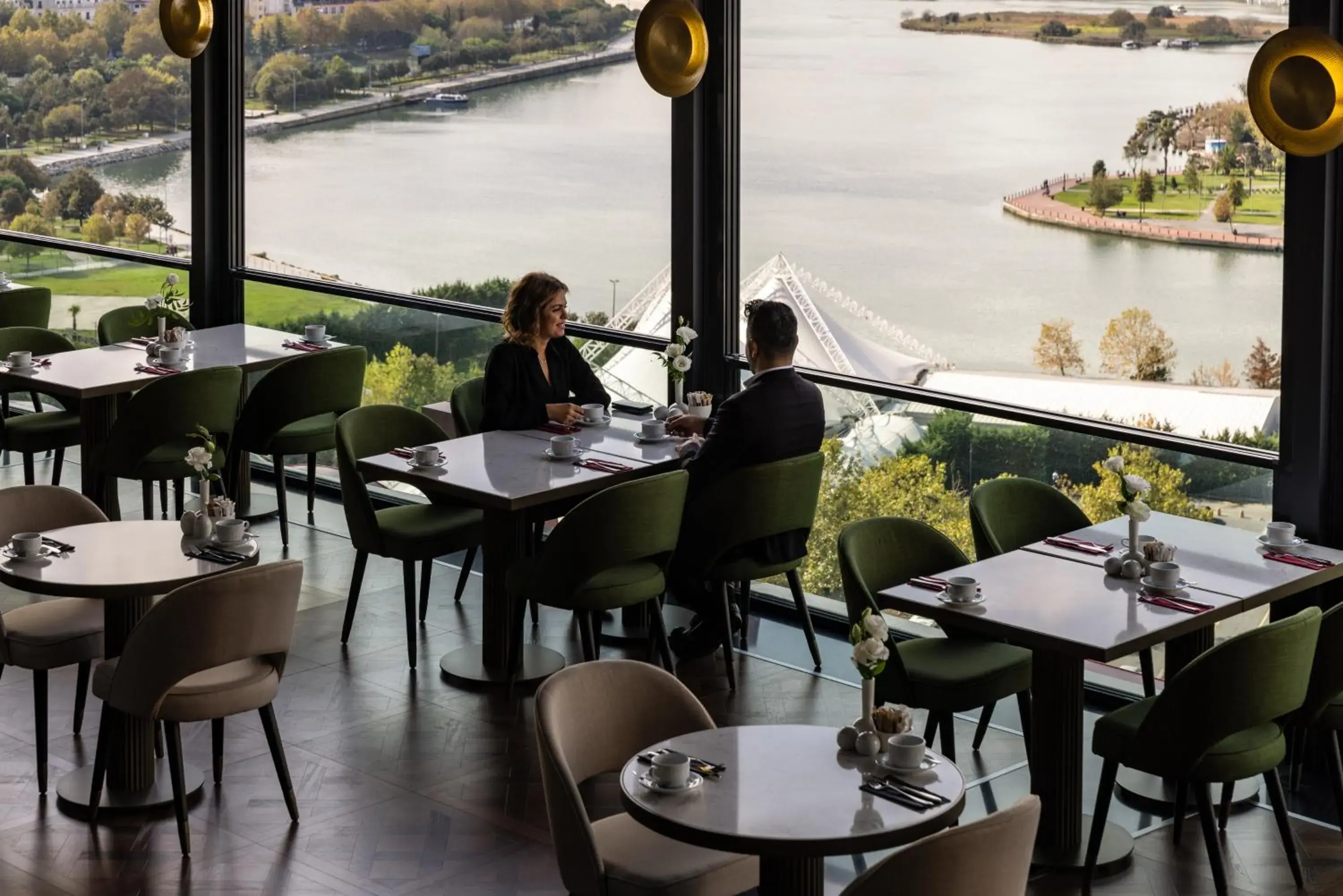 Balcony/Terrace, Restaurant/Places to Eat in Clarion Hotel Golden Horn