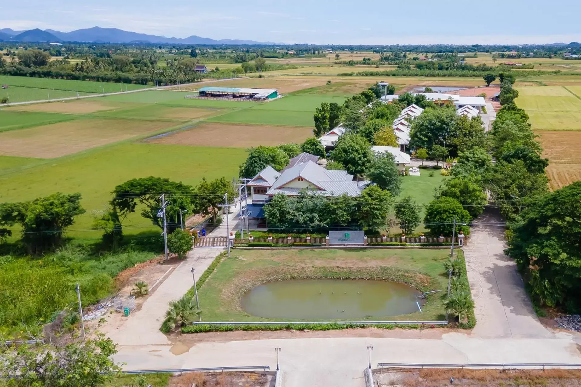 Bird's eye view, Bird's-eye View in Tontan Resort Cha-am