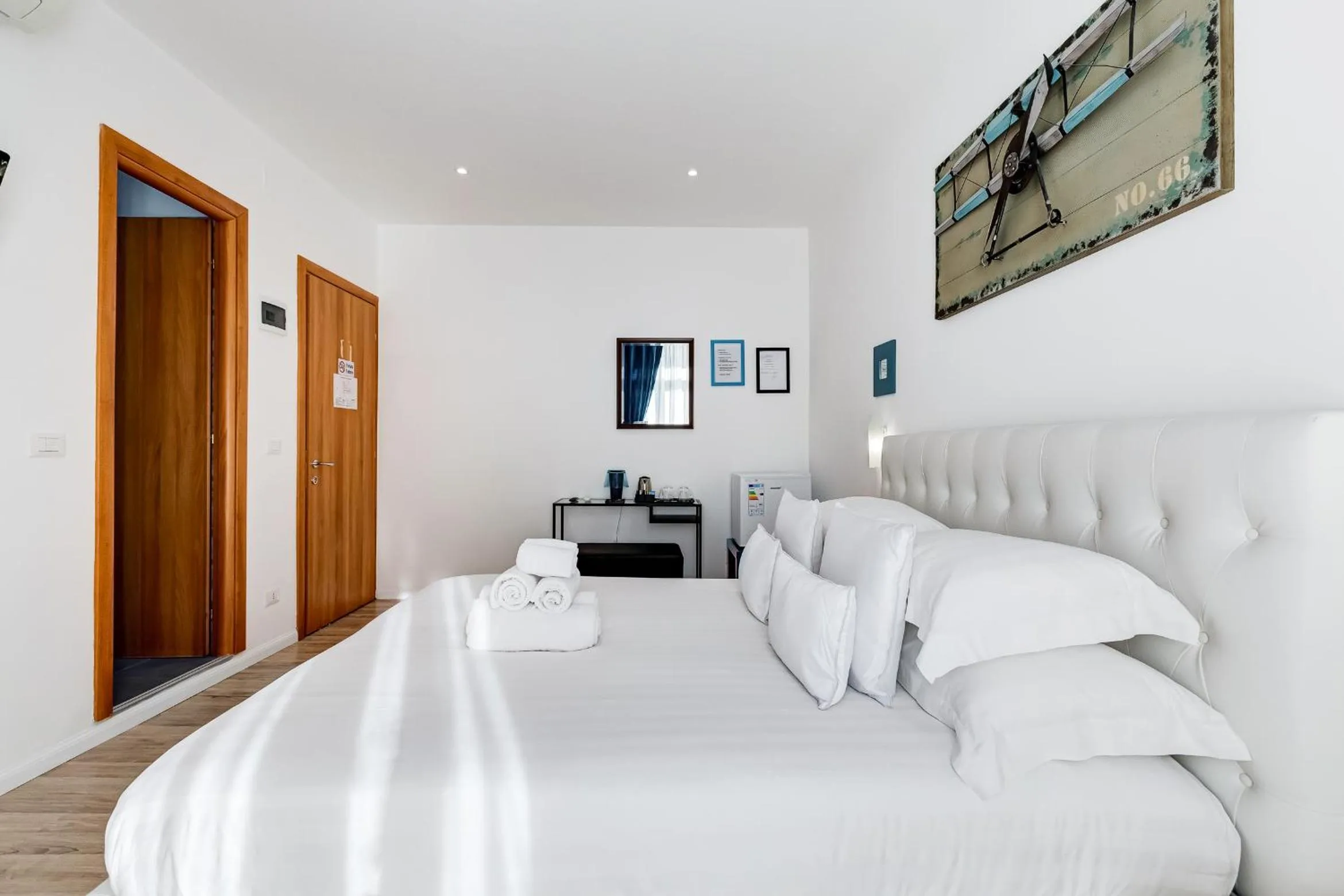 Bed in Ripetta Central Suites