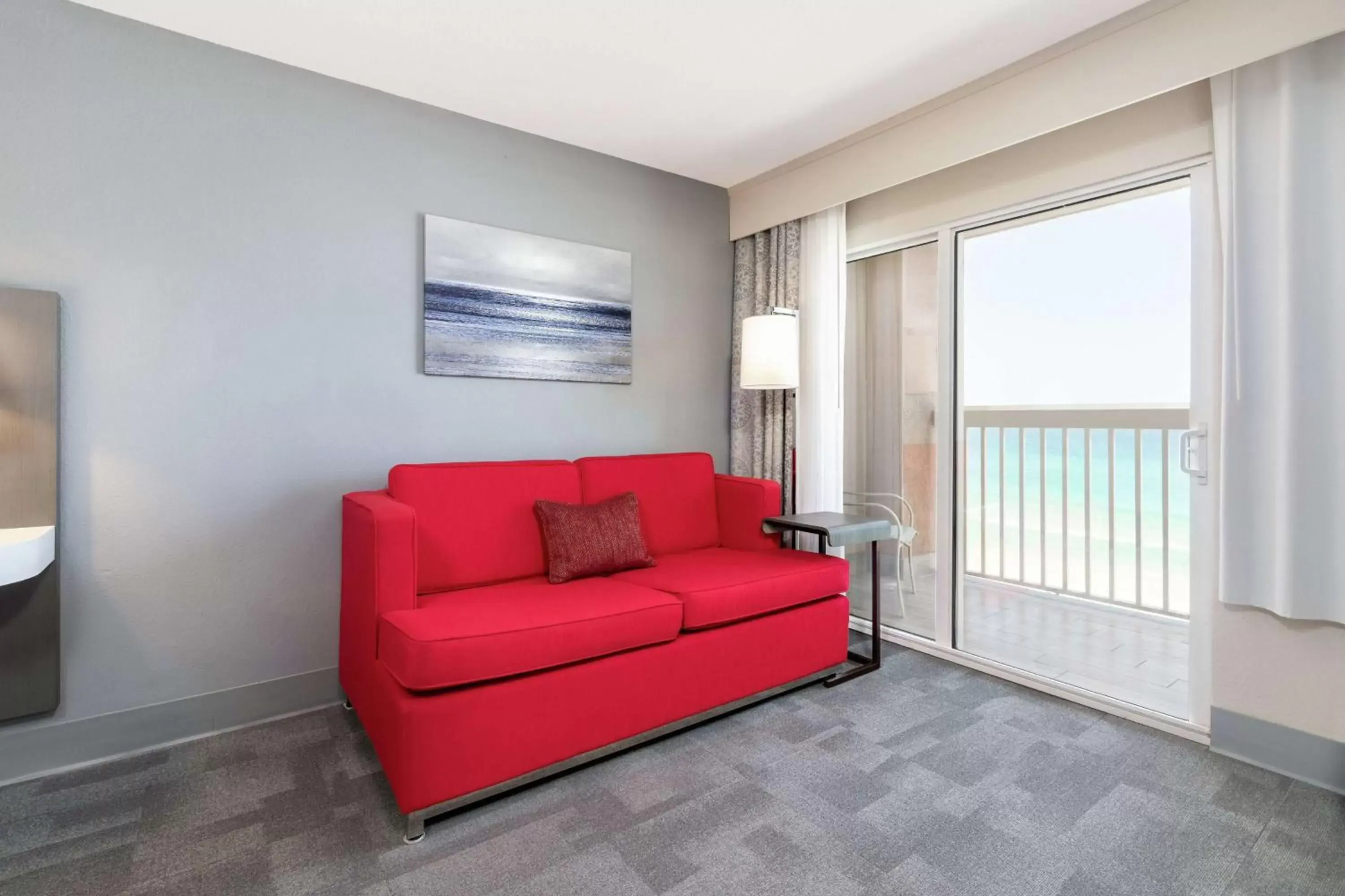 Living room, Seating Area in Hampton Inn Daytona Shores-Oceanfront