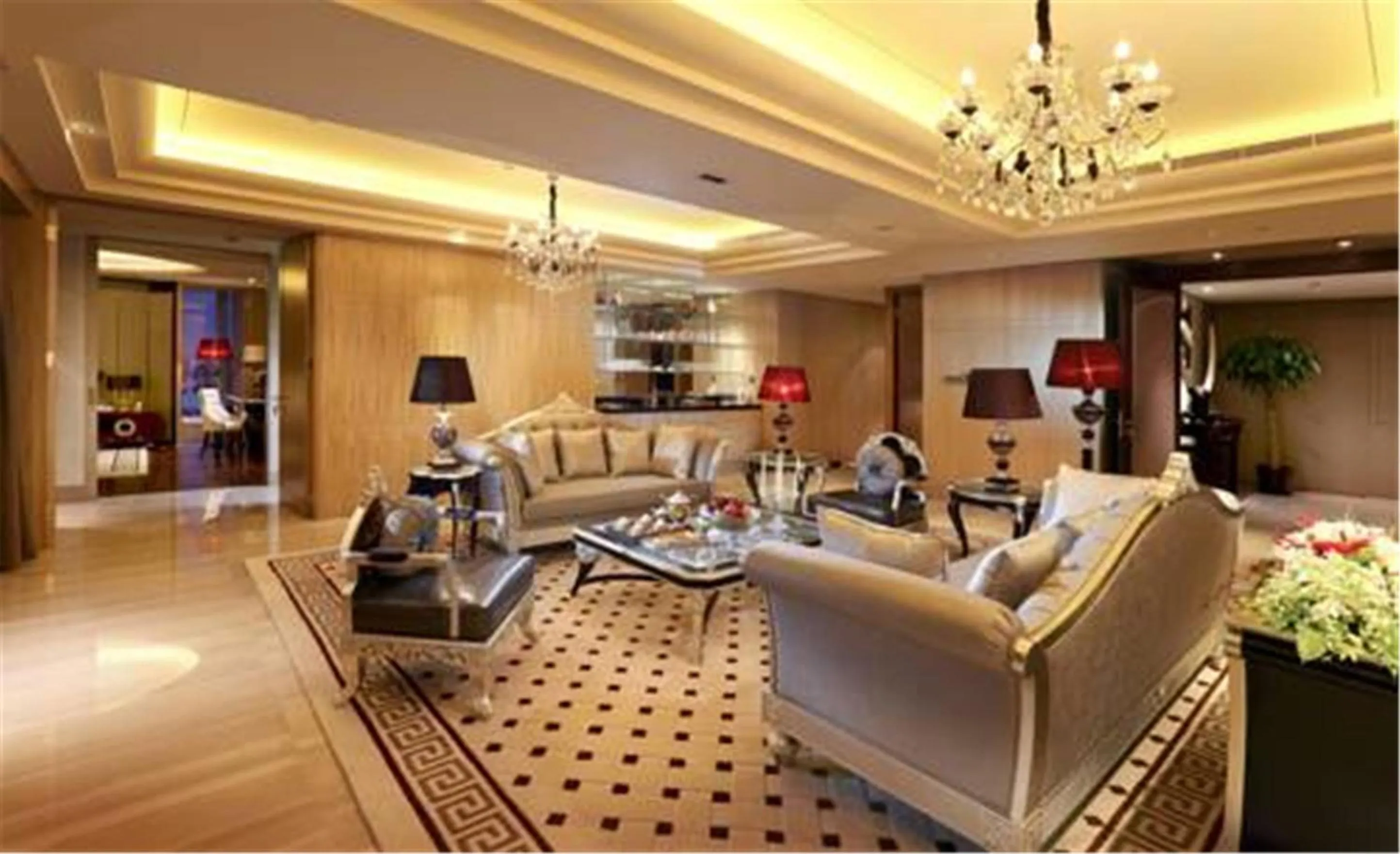 Living room in Royal International Hotel Shanghai - Pudong International Airport