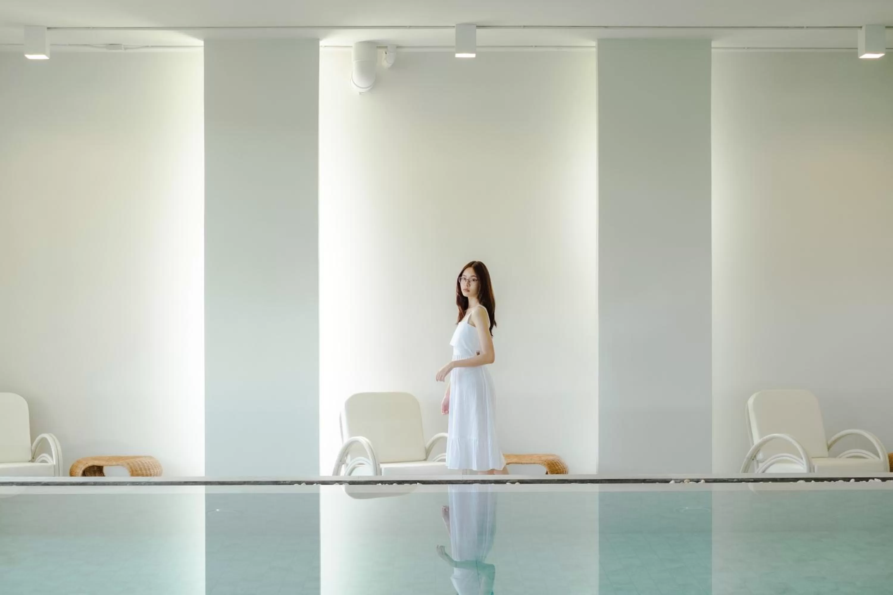 Swimming pool in The Rise Suites Hotel, Chiang Mai - SHA Extra Plus