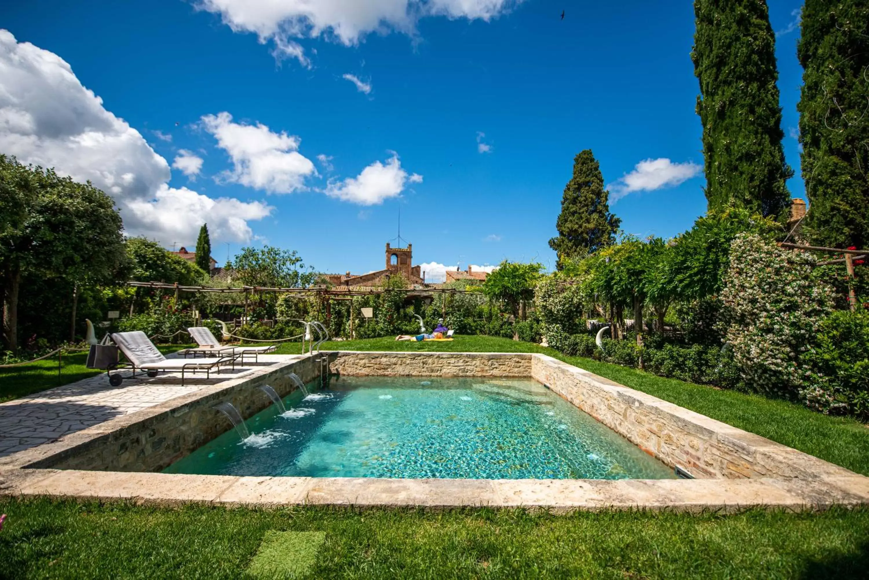 Garden, Swimming Pool in PALAZZO DEL CAPITANO Wellness & Relais - Luxury Borgo Capitano Collection