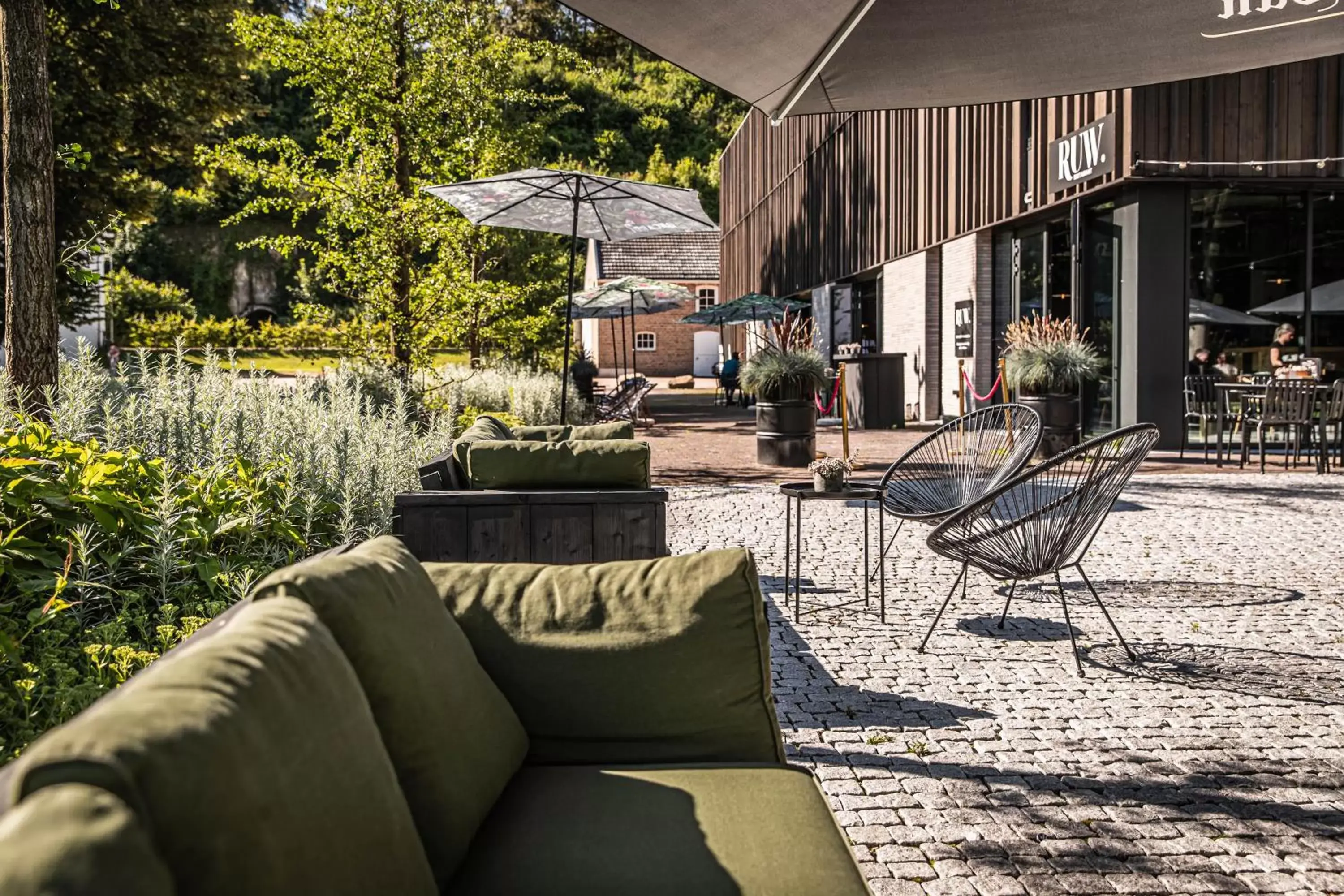 Garden in Hotel Valkenburg by Mercure