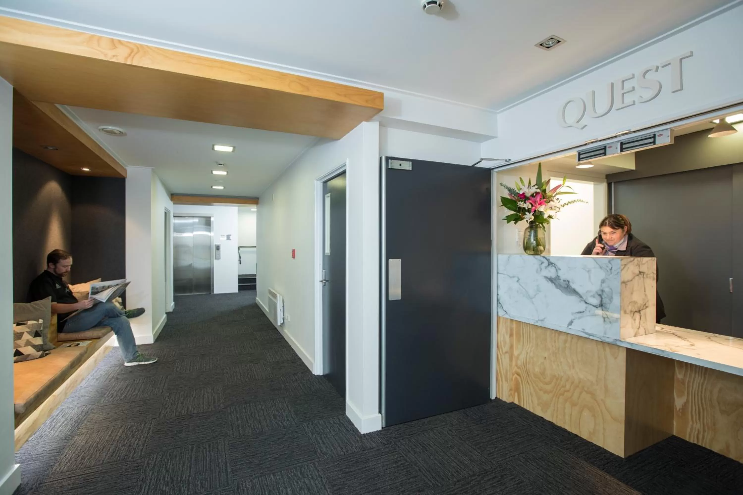 Lobby or reception in Quest Dunedin Serviced Apartments