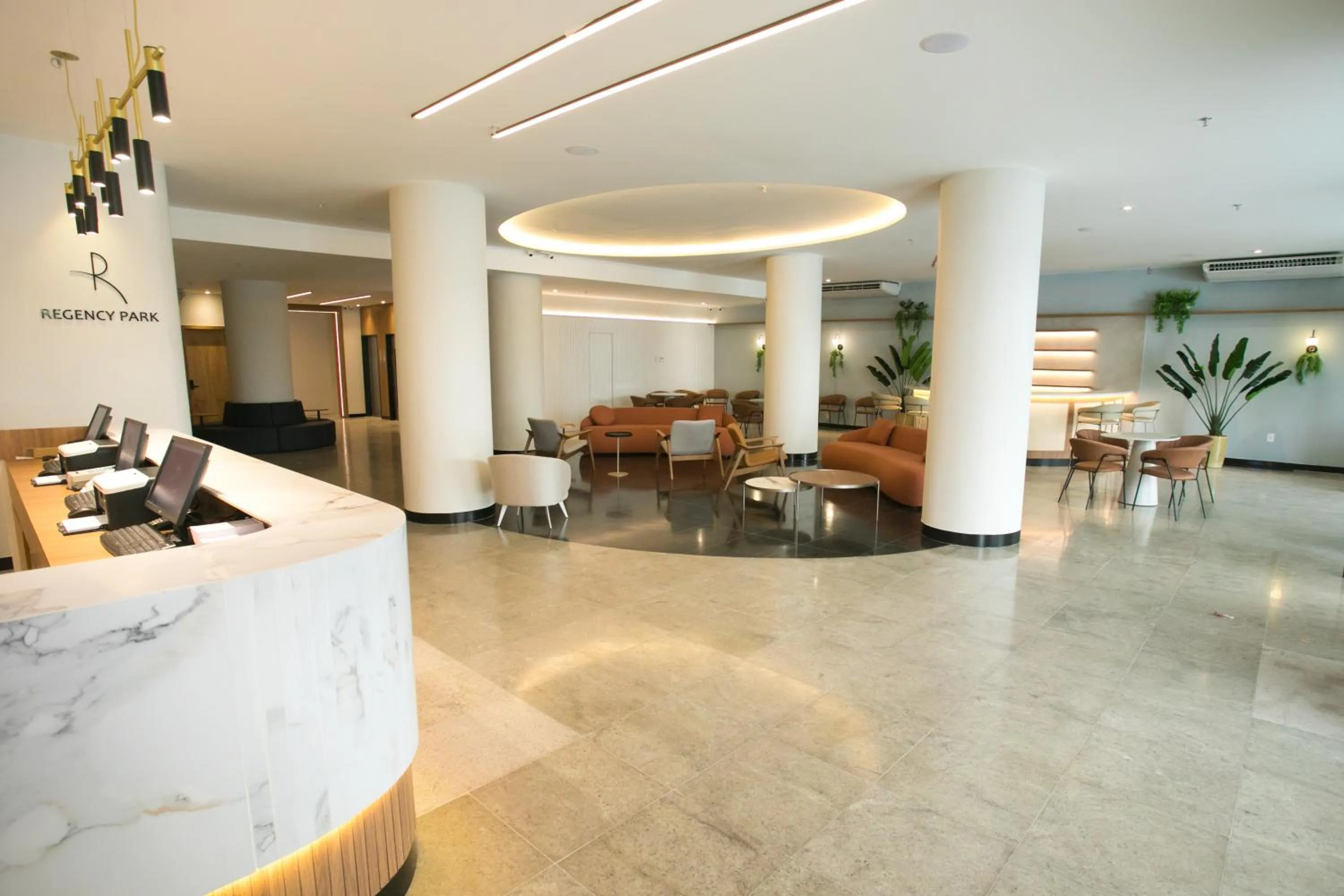 Lobby or reception in Regency Park Hotel