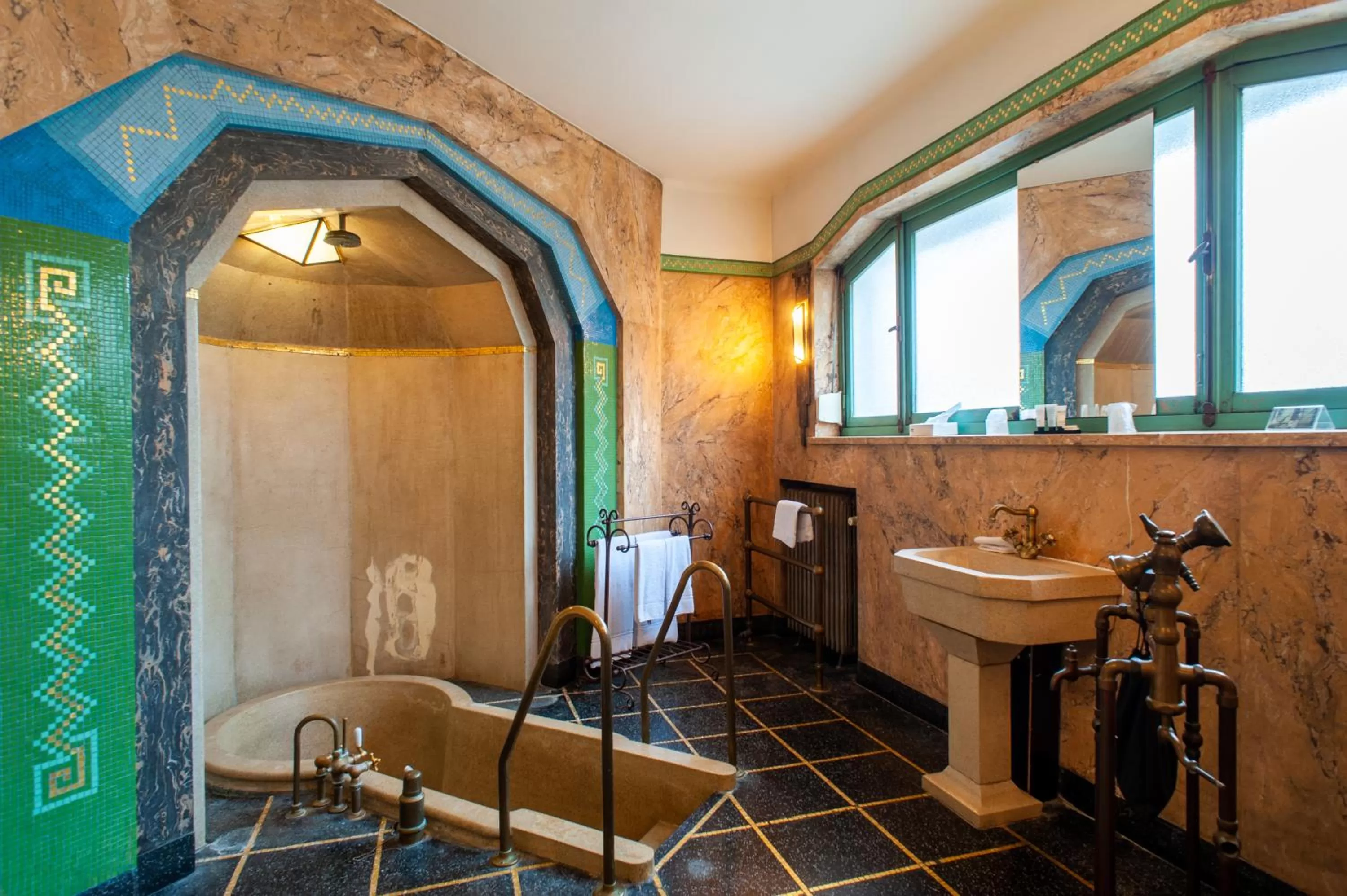 Bathroom in Charme Hotel Hancelot