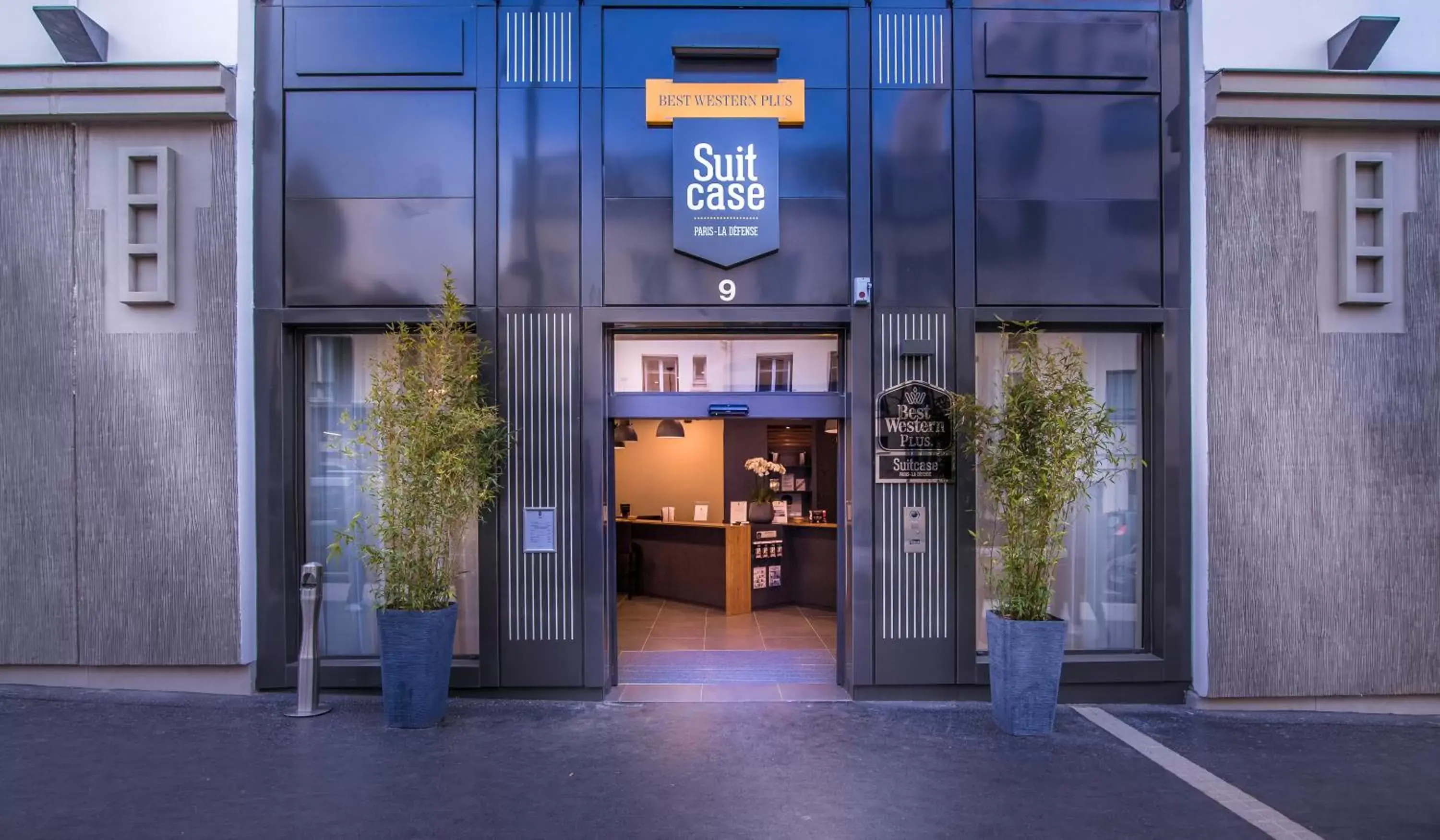 Facade/entrance in Best Western Plus Suitcase Paris La Défense Facade/entrance in Best Western Plus Suitcase Paris La Défense