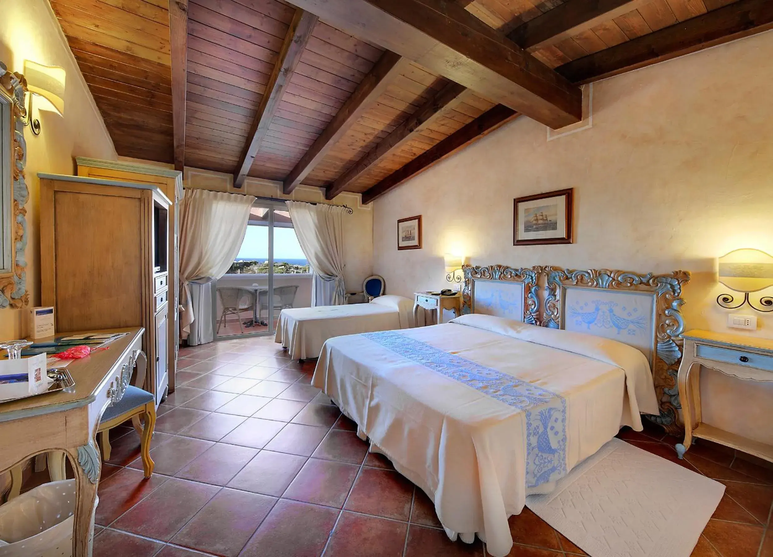 Triple Room with Sea View in Colonna Resort