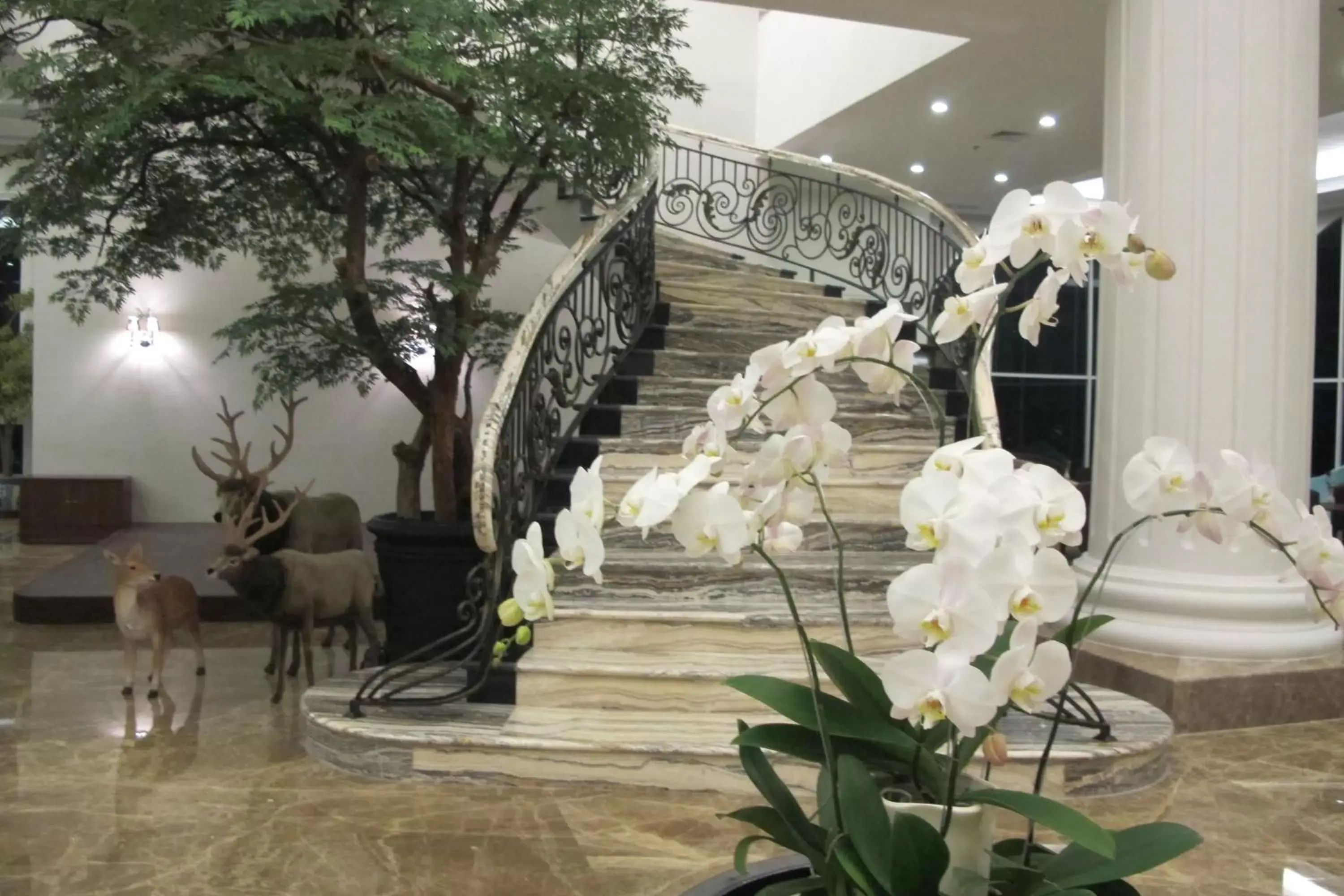 Lobby or reception in The Sahira Hotel Syariah