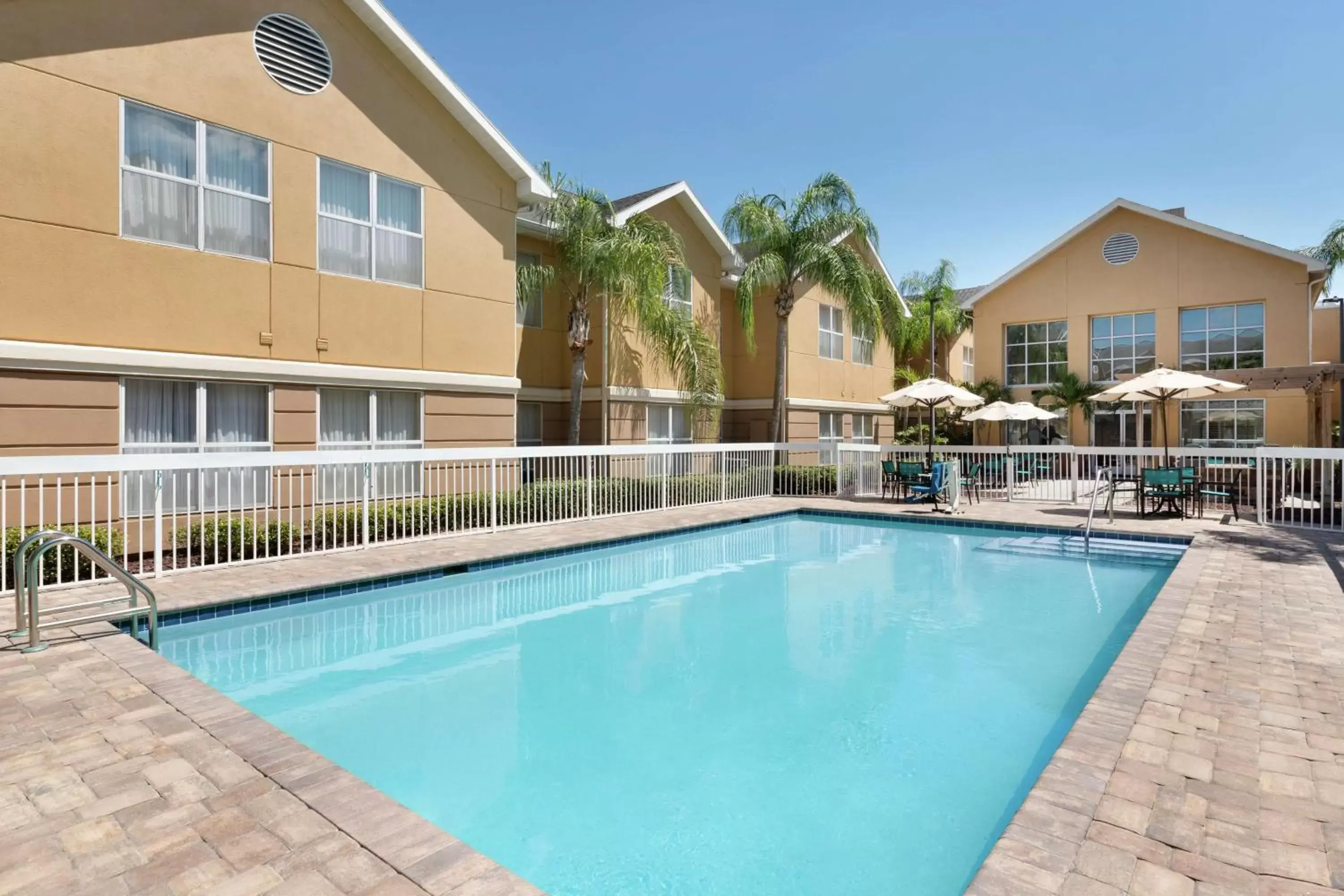 Pool view in Homewood Suites by Hilton St. Petersburg Clearwater Pool view in Homewood Suites by Hilton St. Petersburg Clearwater