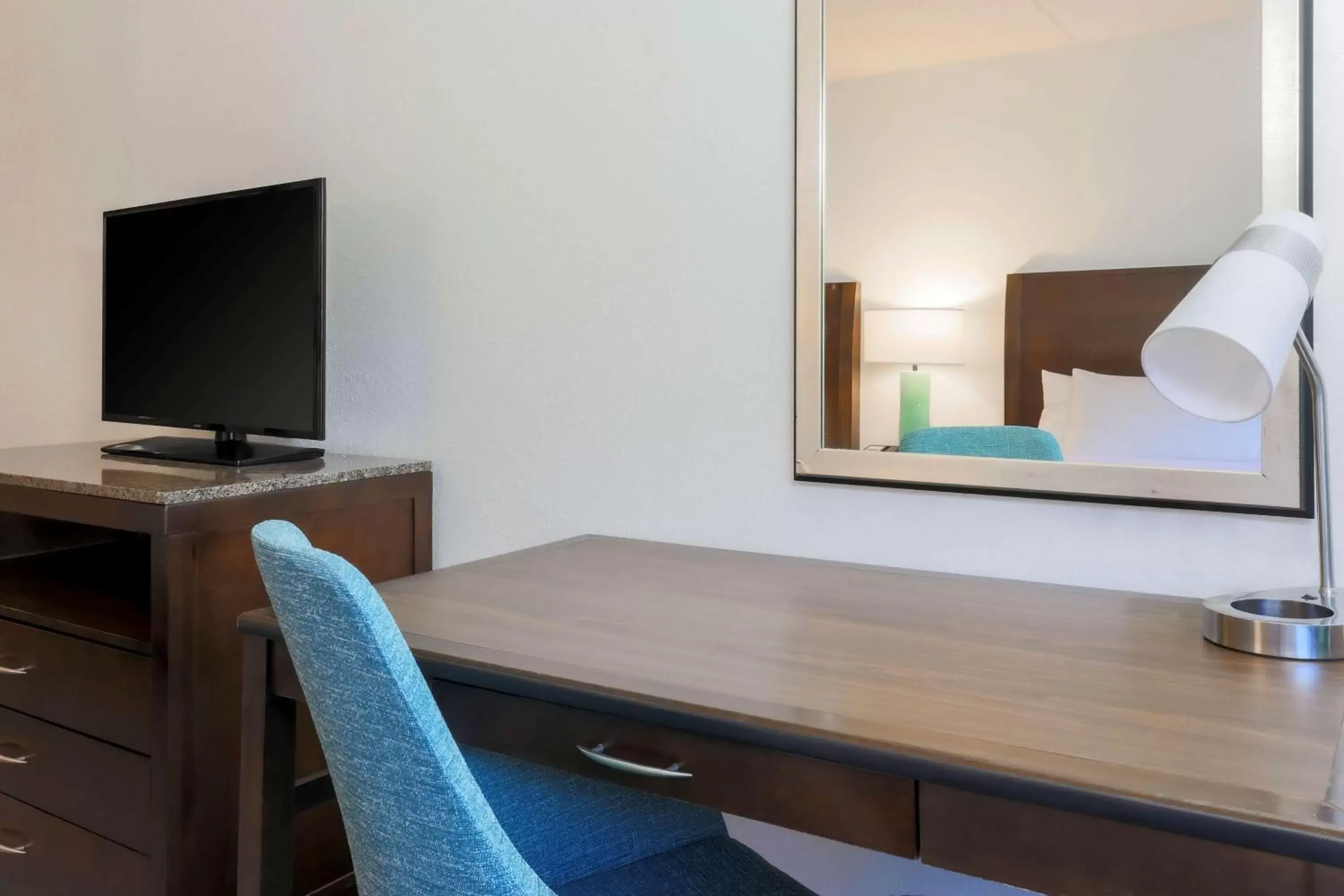 Bedroom, TV/Entertainment Center in Hilton Garden Inn Raleigh-Durham/Research Triangle Park