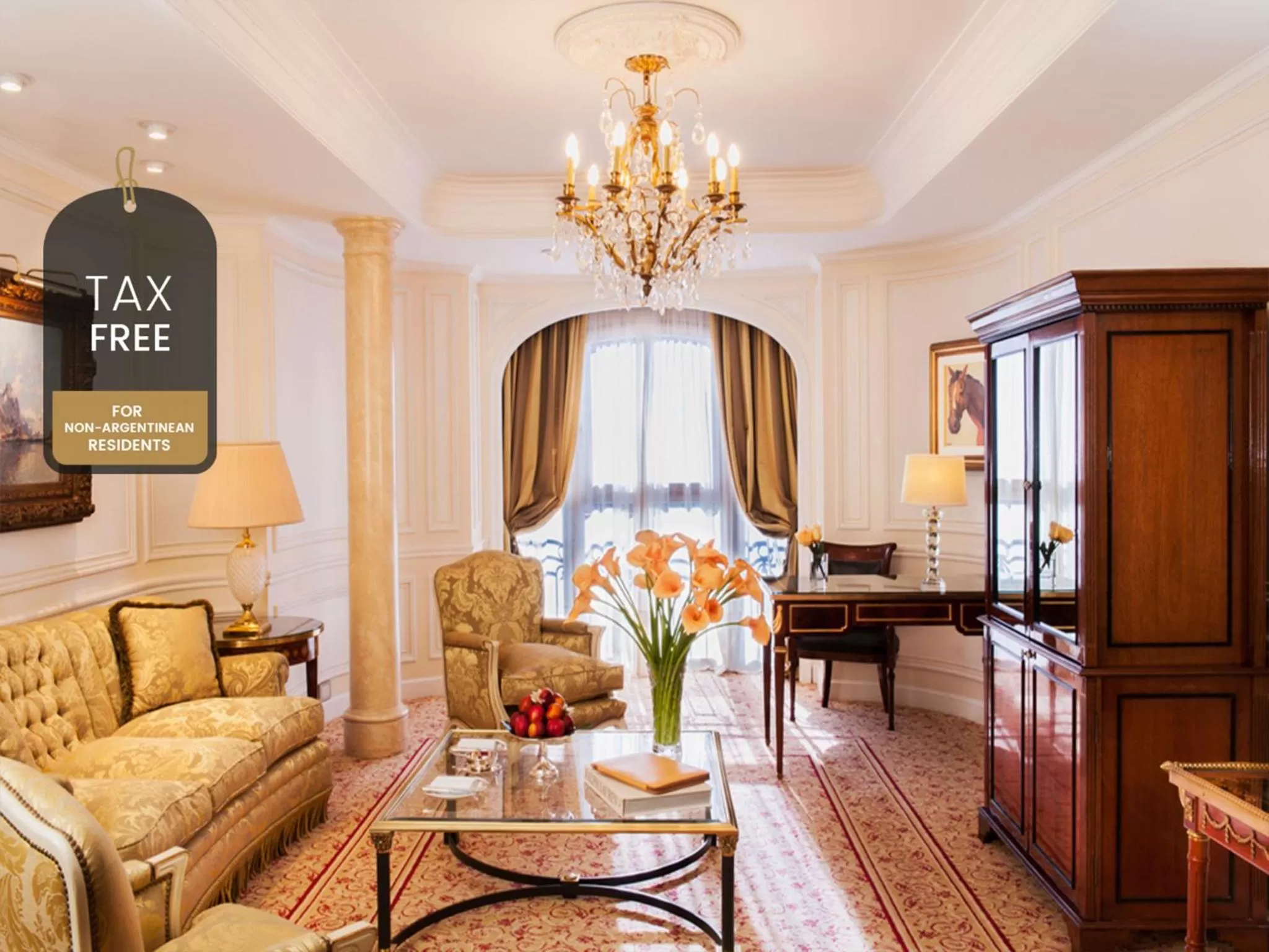 Living room, Seating Area in Alvear Palace Hotel - Leading Hotels of the World