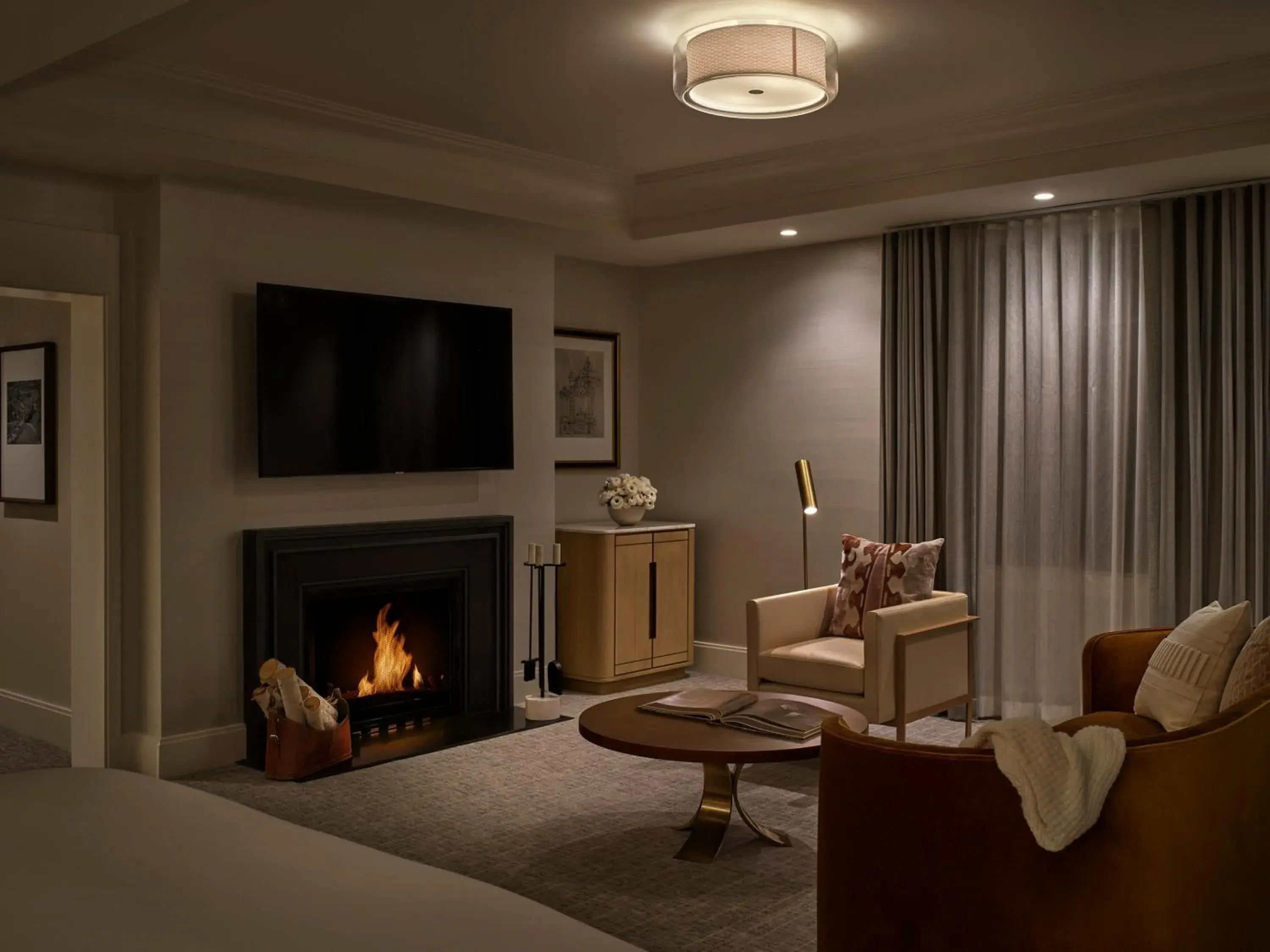 Bedroom, Seating Area in The Newbury Boston