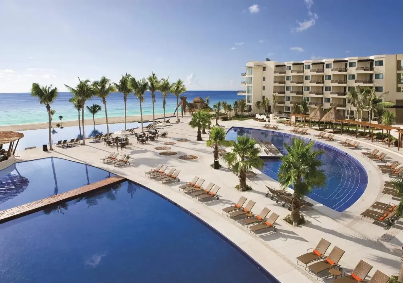 Facade/entrance, Pool View in Dreams Riviera Cancun Resort & Spa - All Inclusive