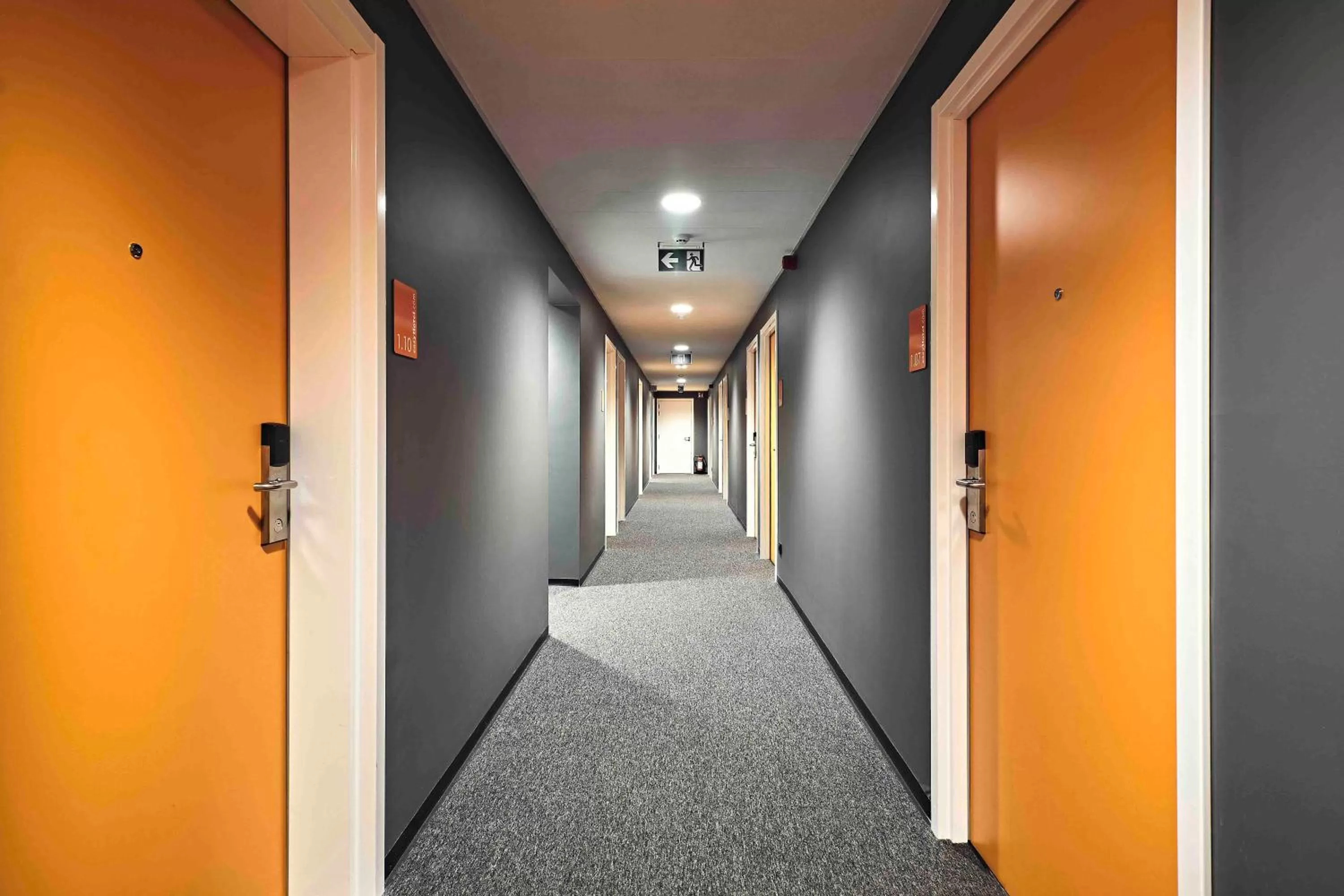 Floor plan in easyHotel Brussels City Centre