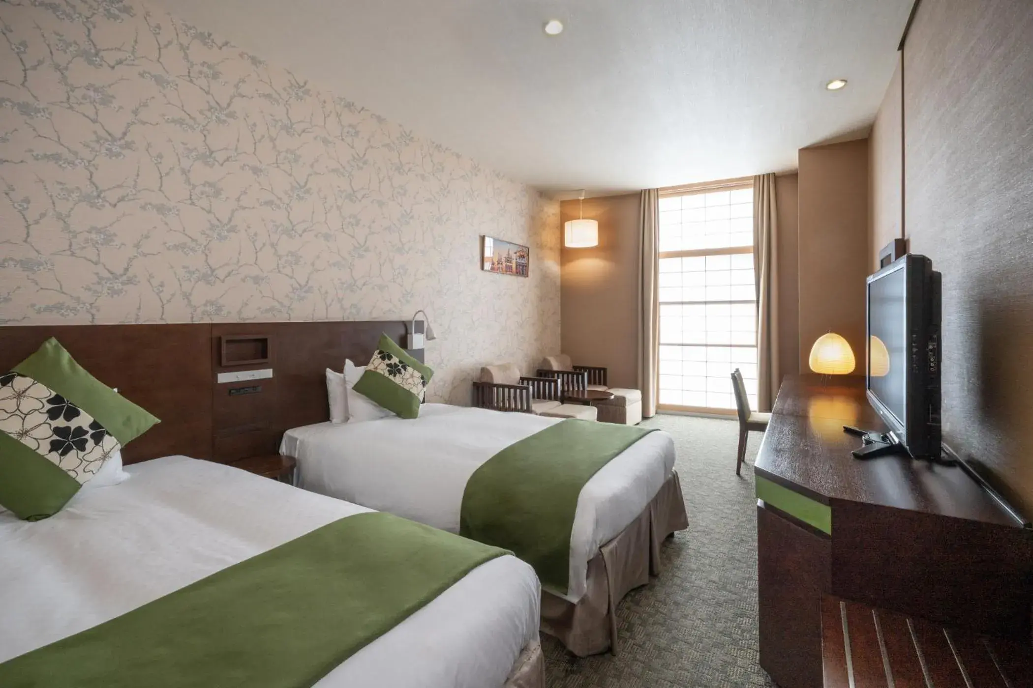 Bed in Hotel Vista Premio Kyoto Kawaramachi St