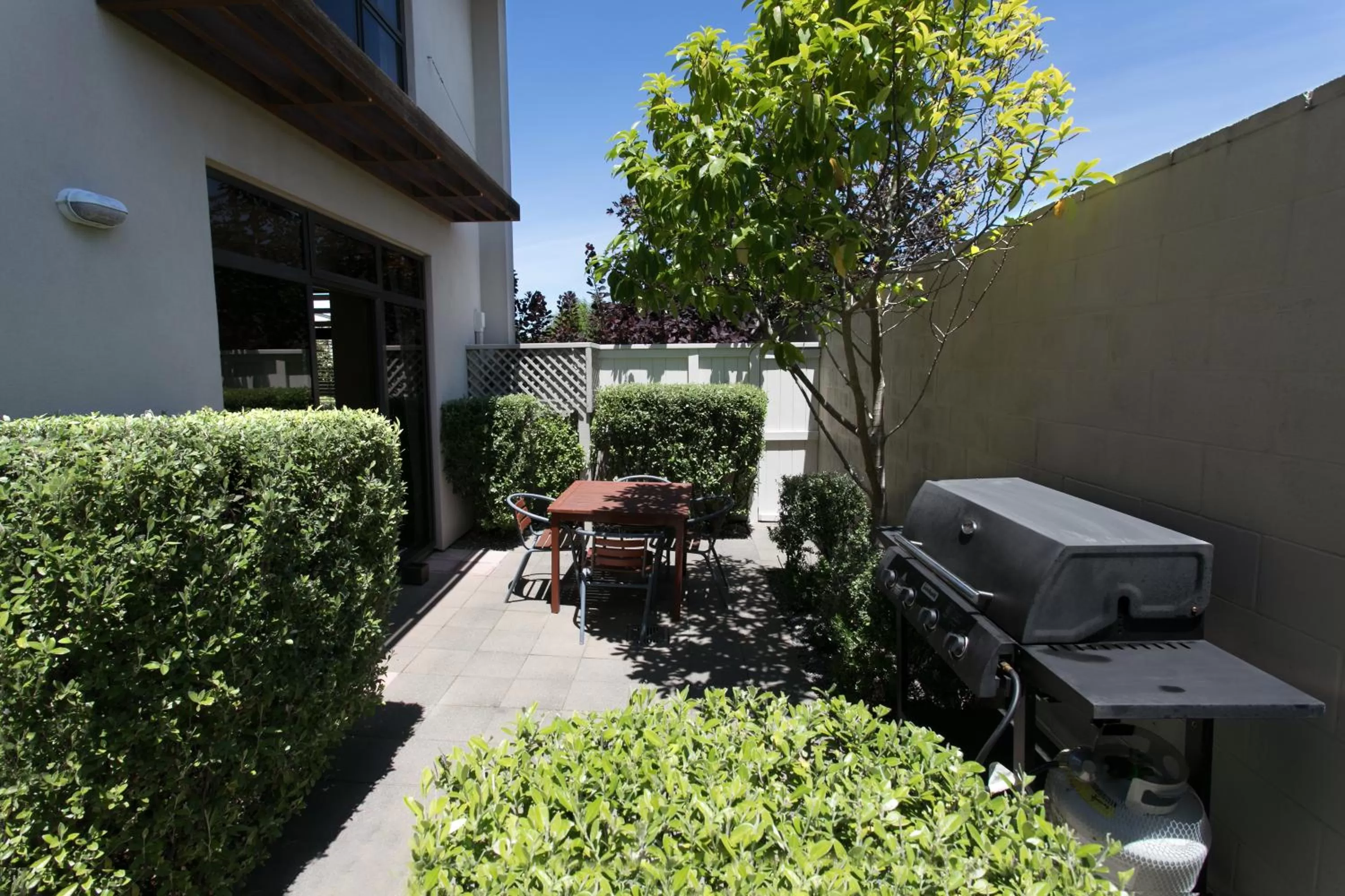 Patio in Alpine Lake Motel