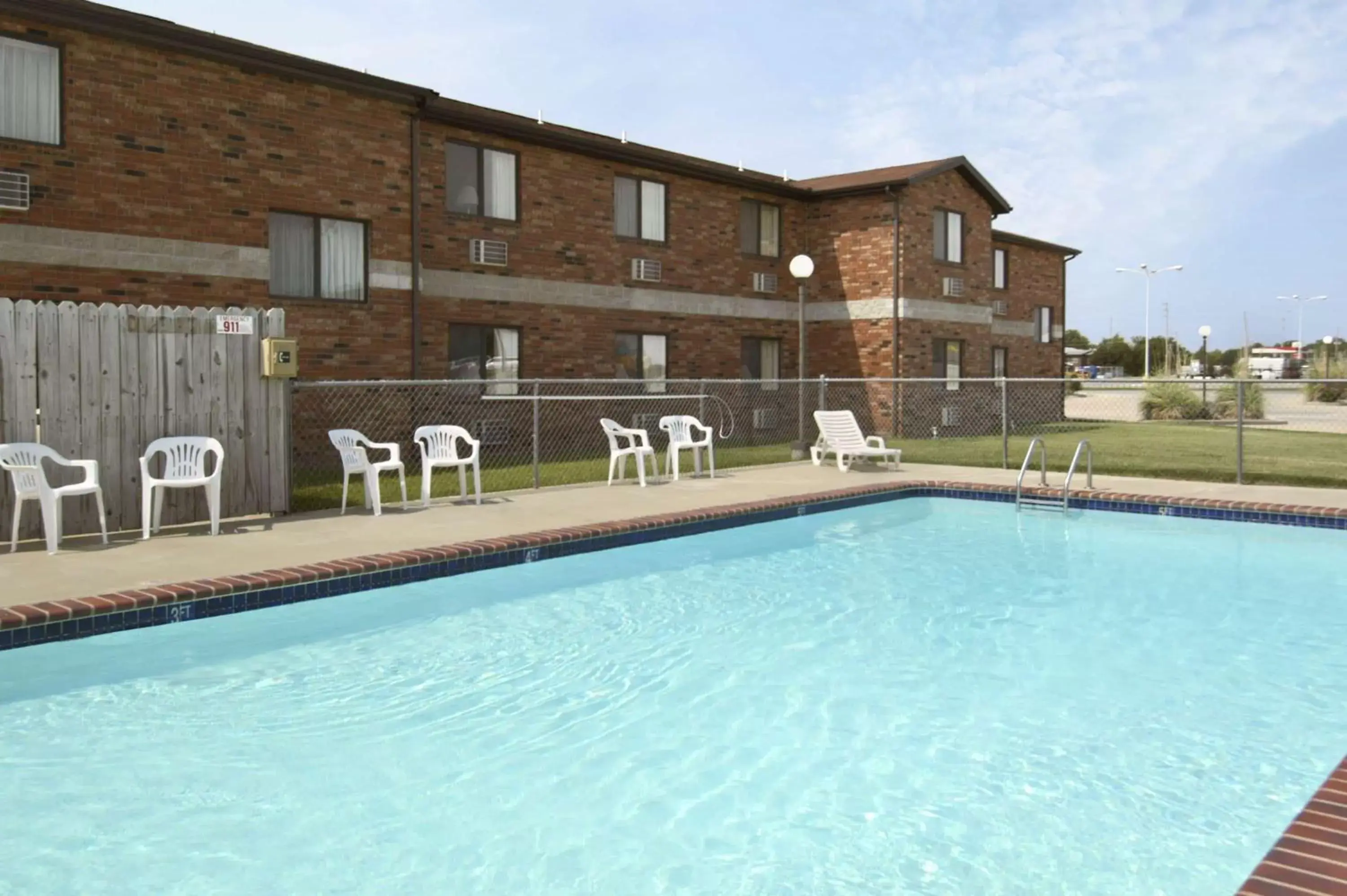 Pool view, Property Building in Super 8 by Wyndham Independence