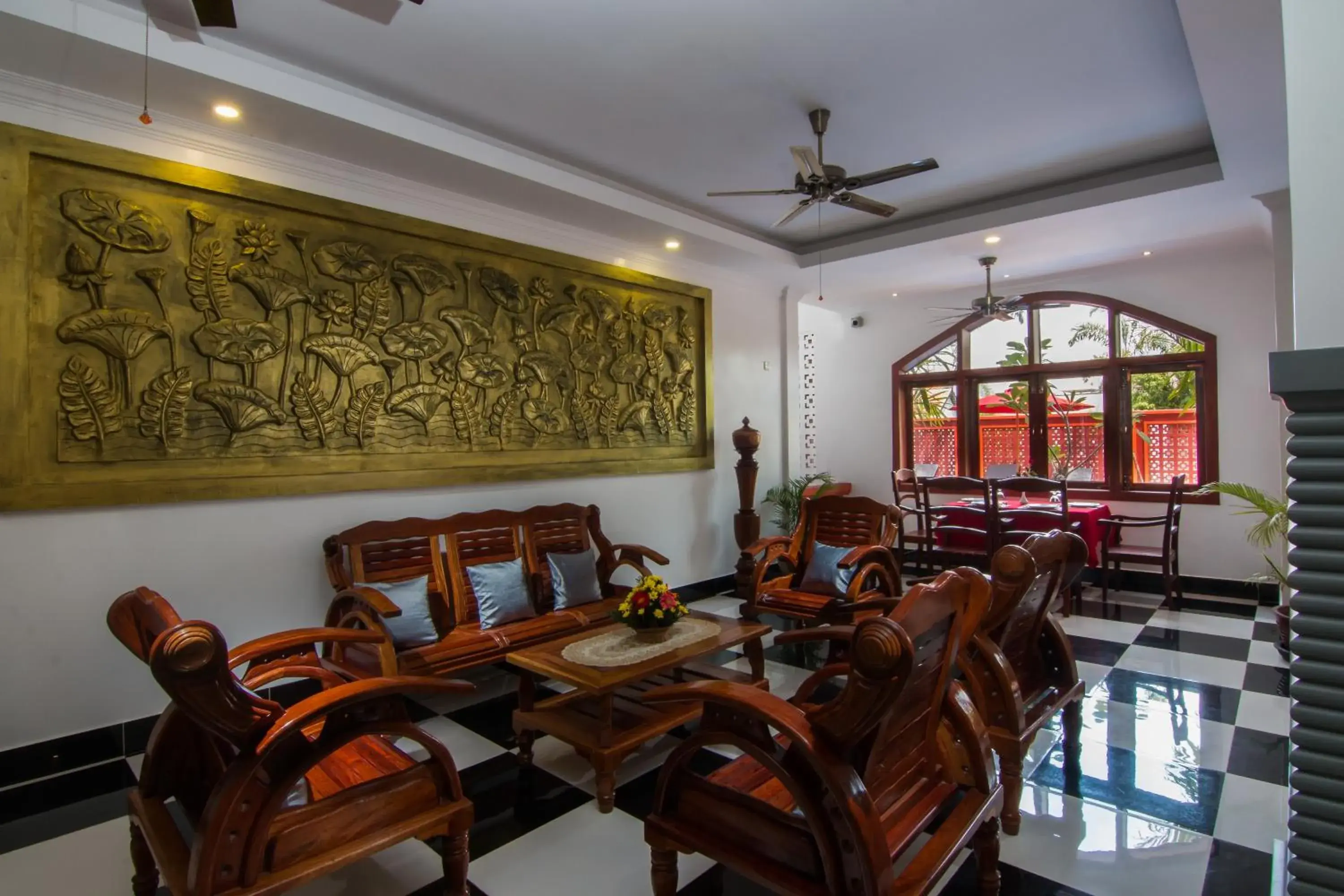 Living room in Bou Savy Villa