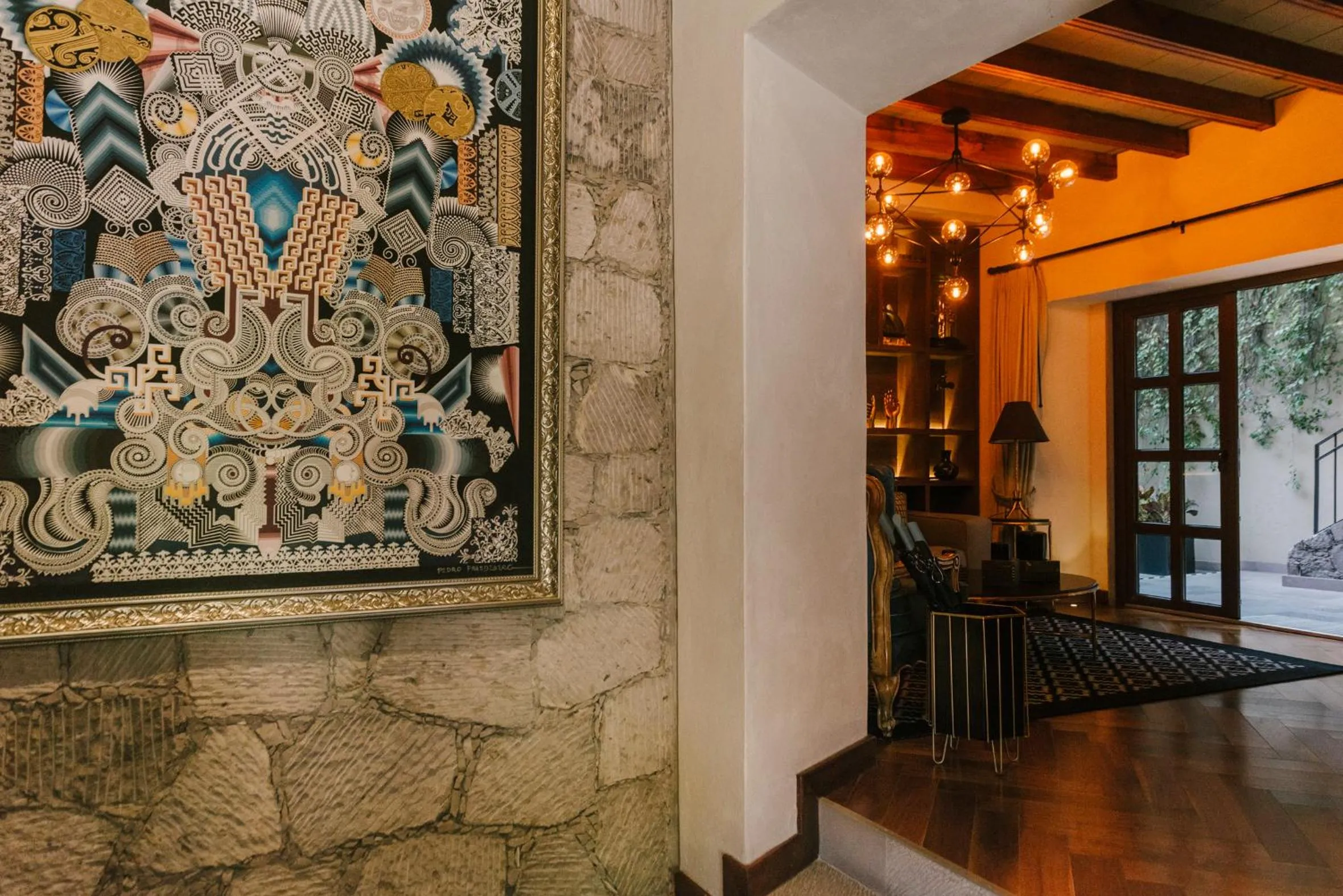 Living room in Hotel Apapacho Boutique